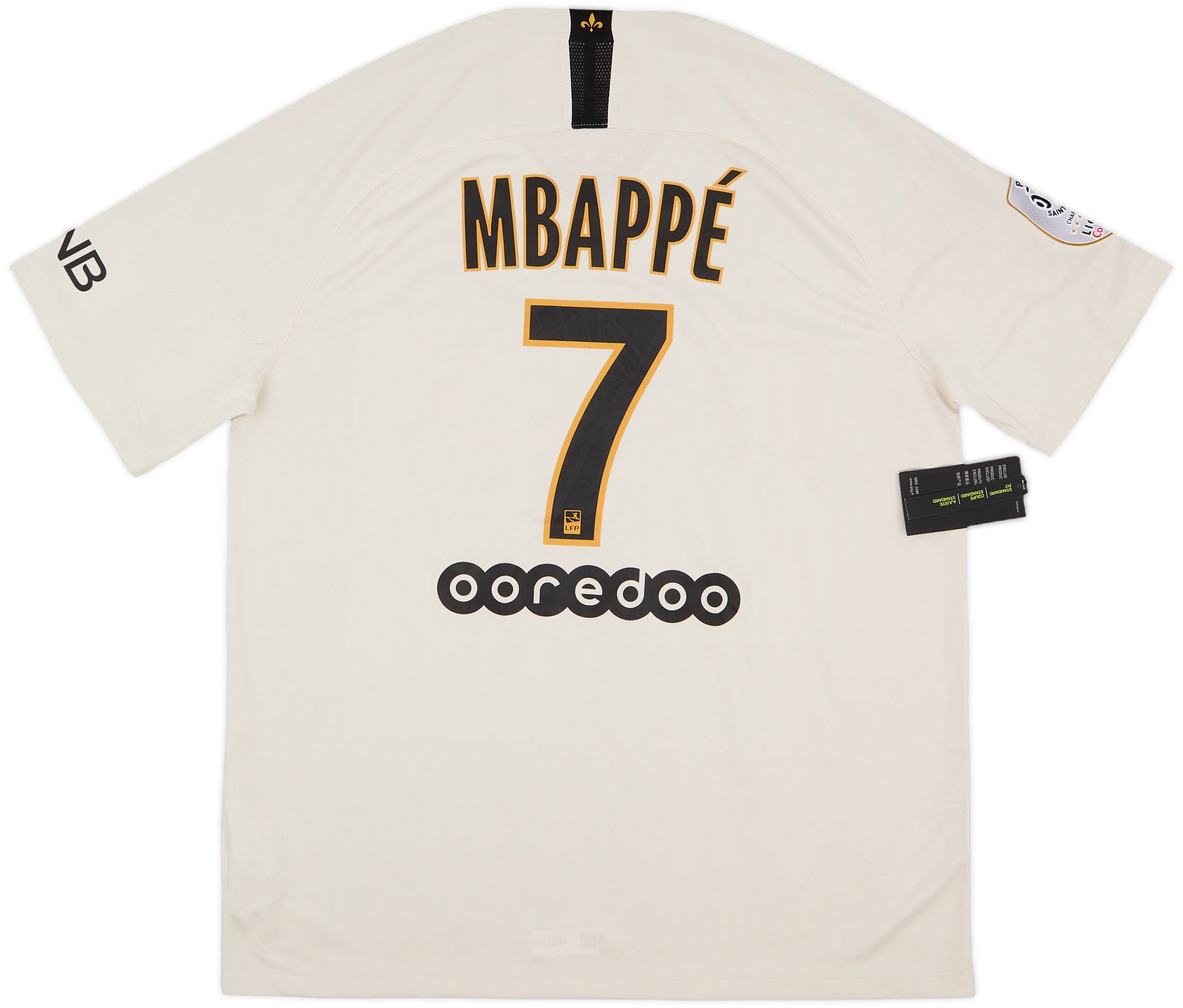 パリ・サンジェルマン Mbappé 7 シャツ 2022-23 Paris Saint-Germain Home Shirt Mbappe #7 - 7/10 - (S)