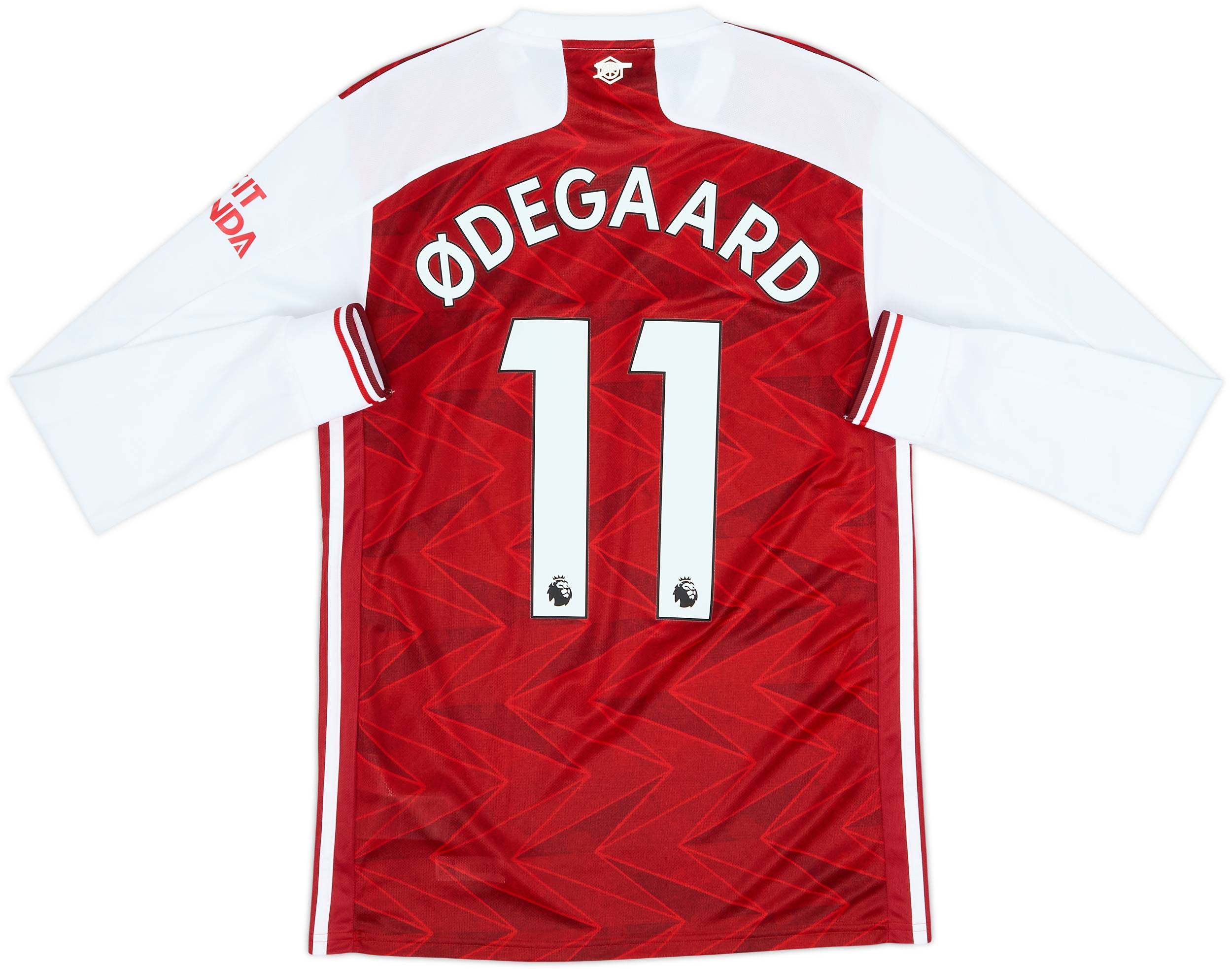 アーセナル ØDEGAARD 11番 シャツ 2020-21 Arsenal Home L/S Shirt Odegaard #11 (S)