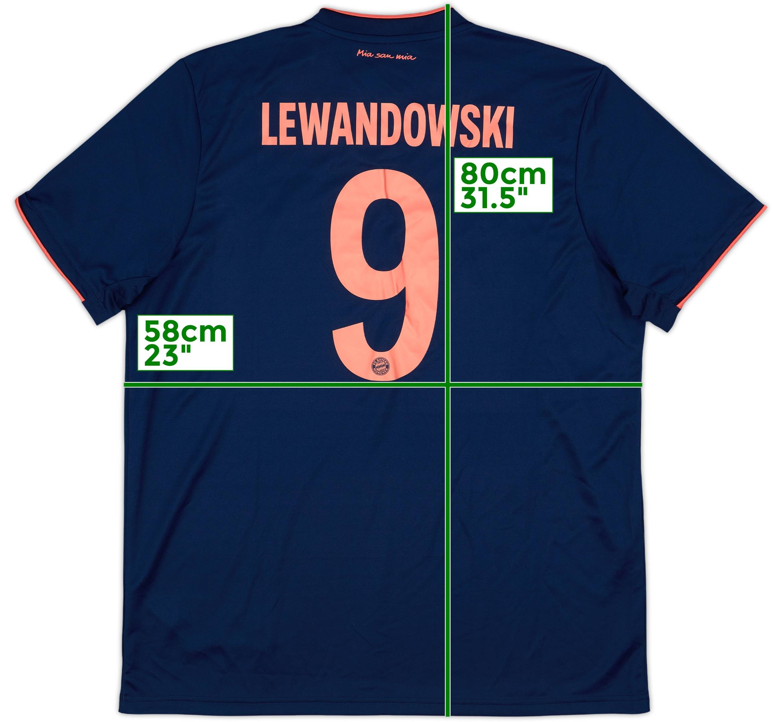 2019-20 Bayern Munich Third Shirt Lewandowski #9 (XL)