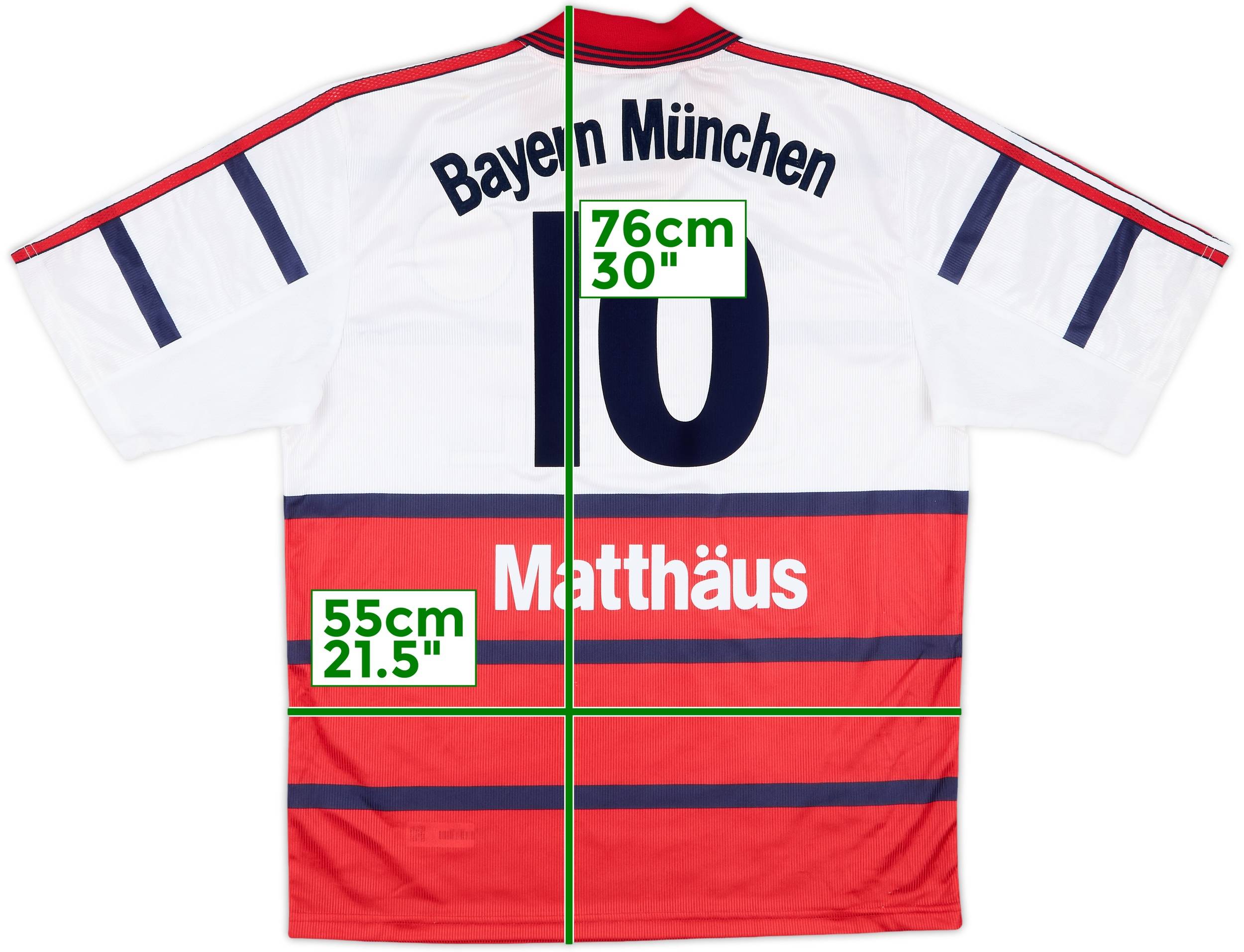 1998-00 Bayern Munich Away Shirt Matthaus #10 (M)