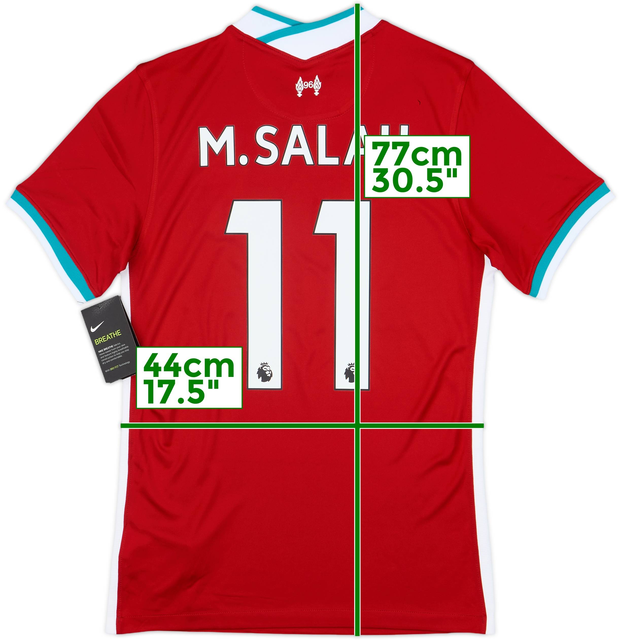 2020-21 Liverpool Home Shirt M.Salah #11 (S)