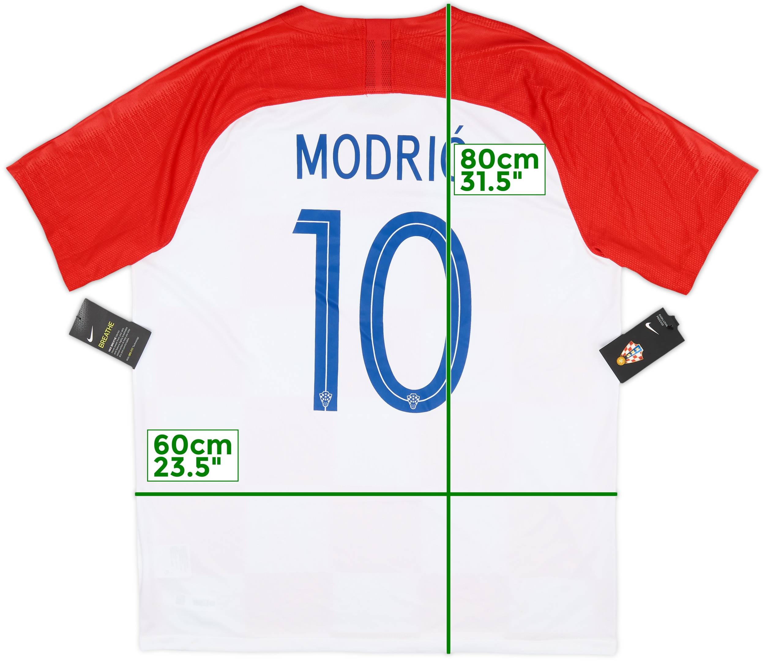 2018-19 Croatia Home Shirt Modric #10 (XL)