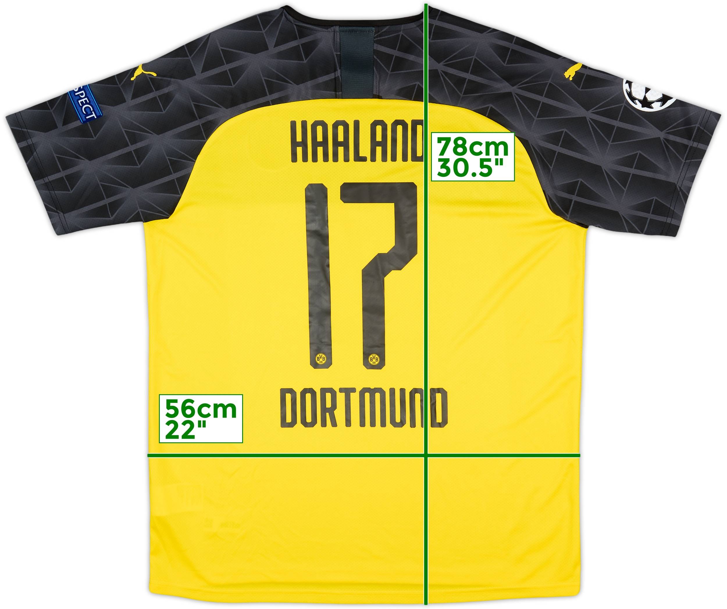 2019-20 Borussia Dortmund Cup Shirt Haaland #17 (XL)