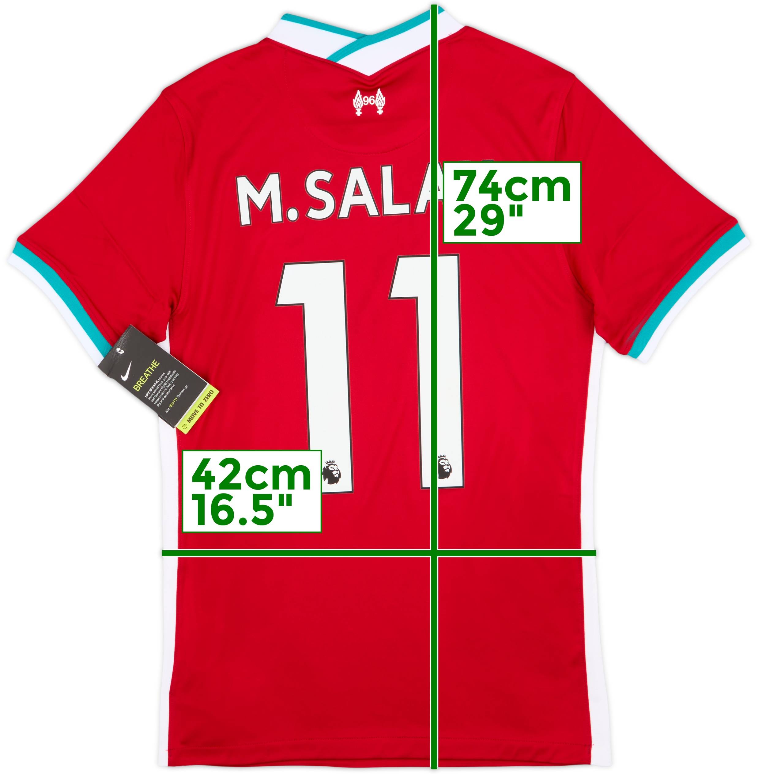 Liverpool M.SALAH 11 2020-21ホーム 2020-21 Liverpool Home Shirt M.Salah #11 (S)