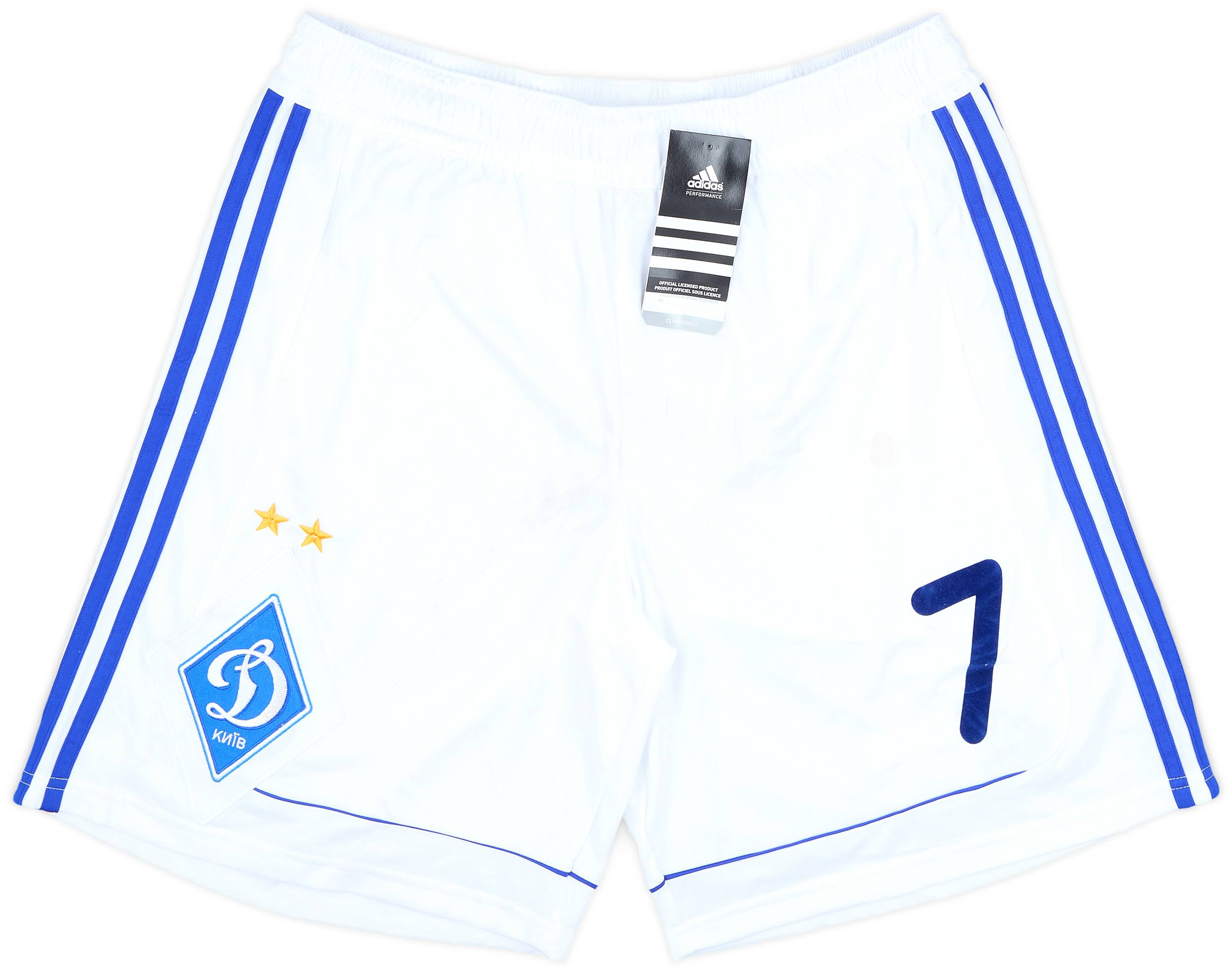2011-12 Dynamo Kyiv Home Shorts #7 (L)