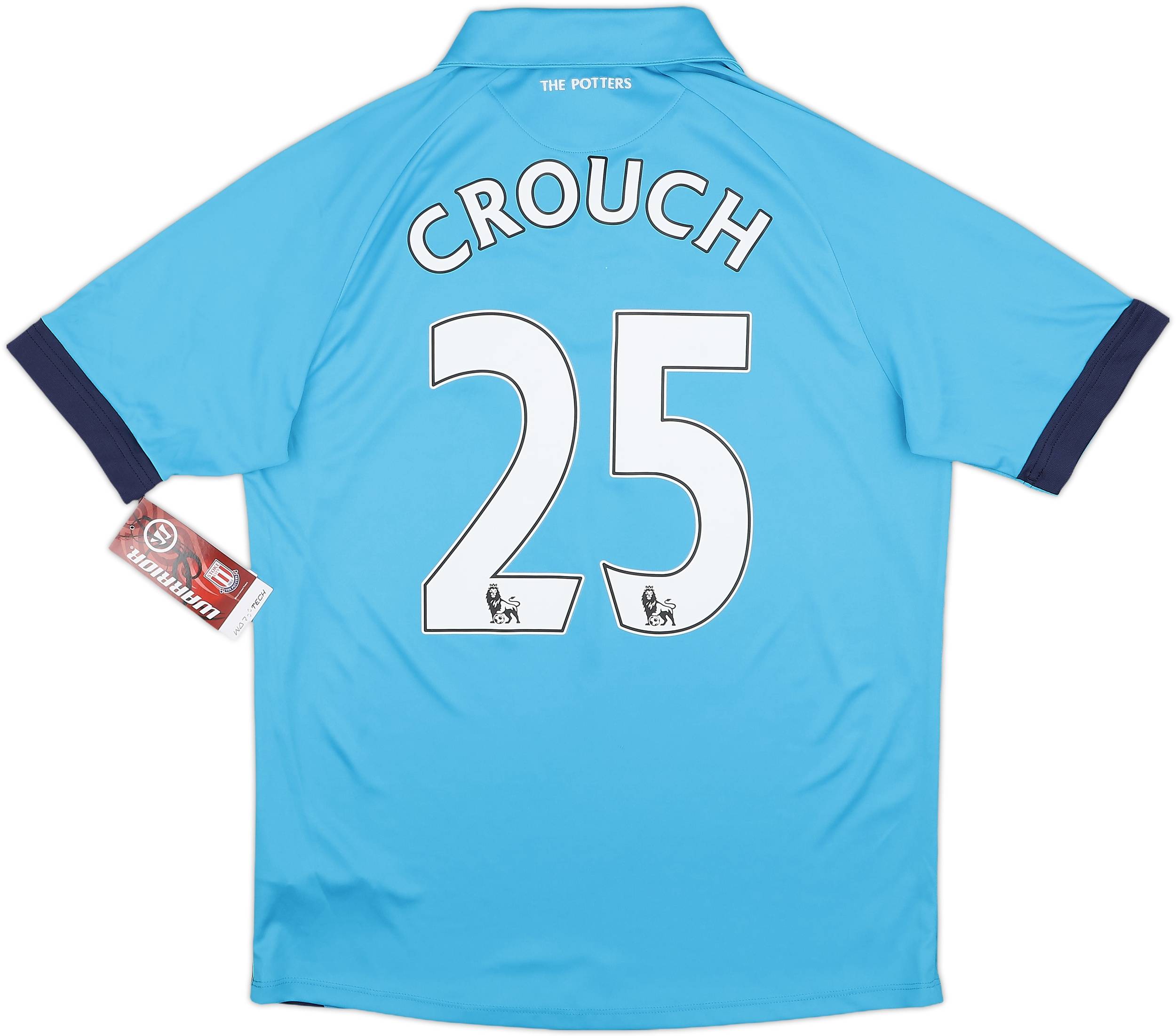 2014-15 Stoke City Away Shirt Crouch #25 (S)