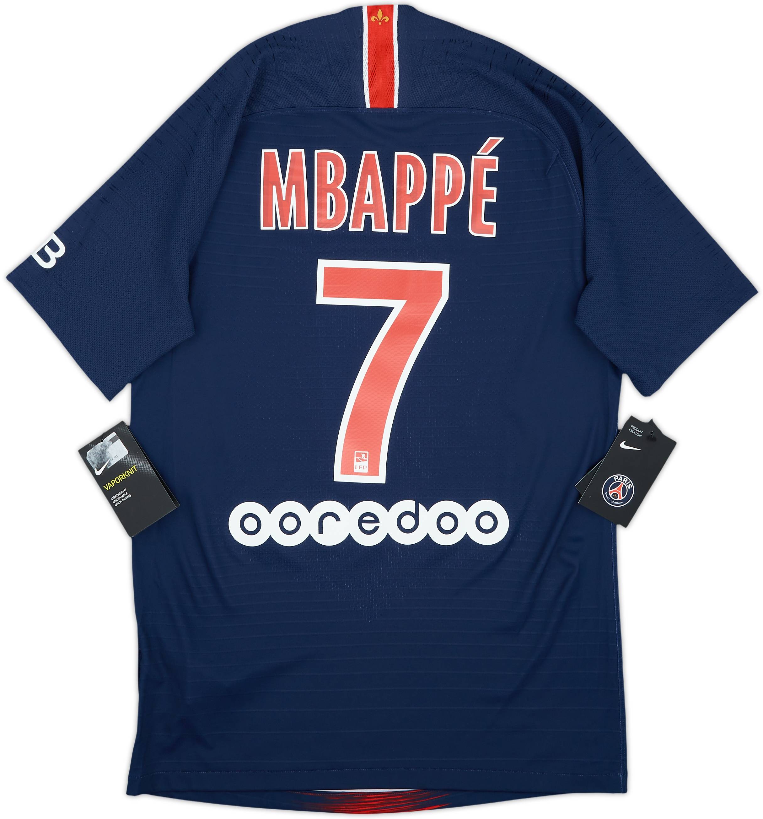 2018-19 Paris Saint-Germain Authentic Home Shirt Mbappe #7 (S)