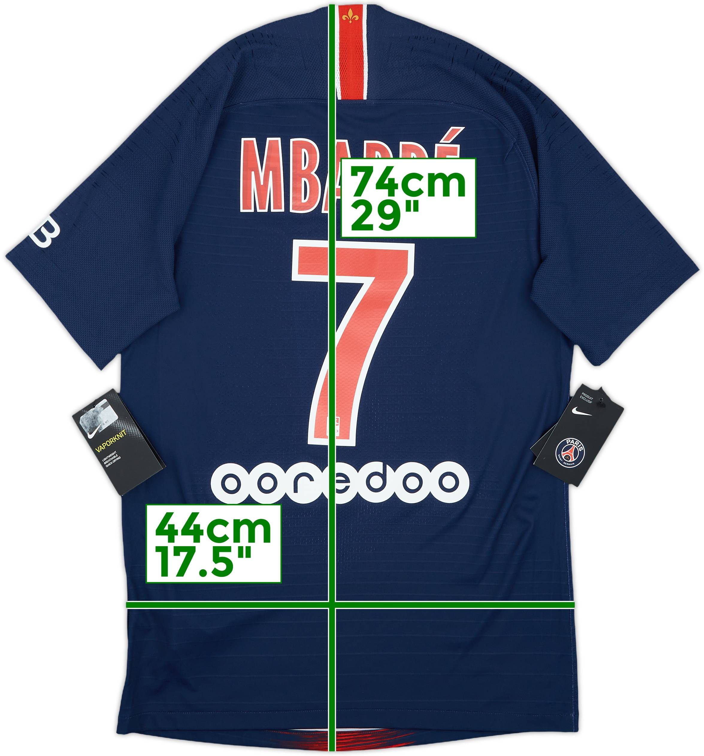 2018-19 Paris Saint-Germain Authentic Home Shirt Mbappe #7 (S)