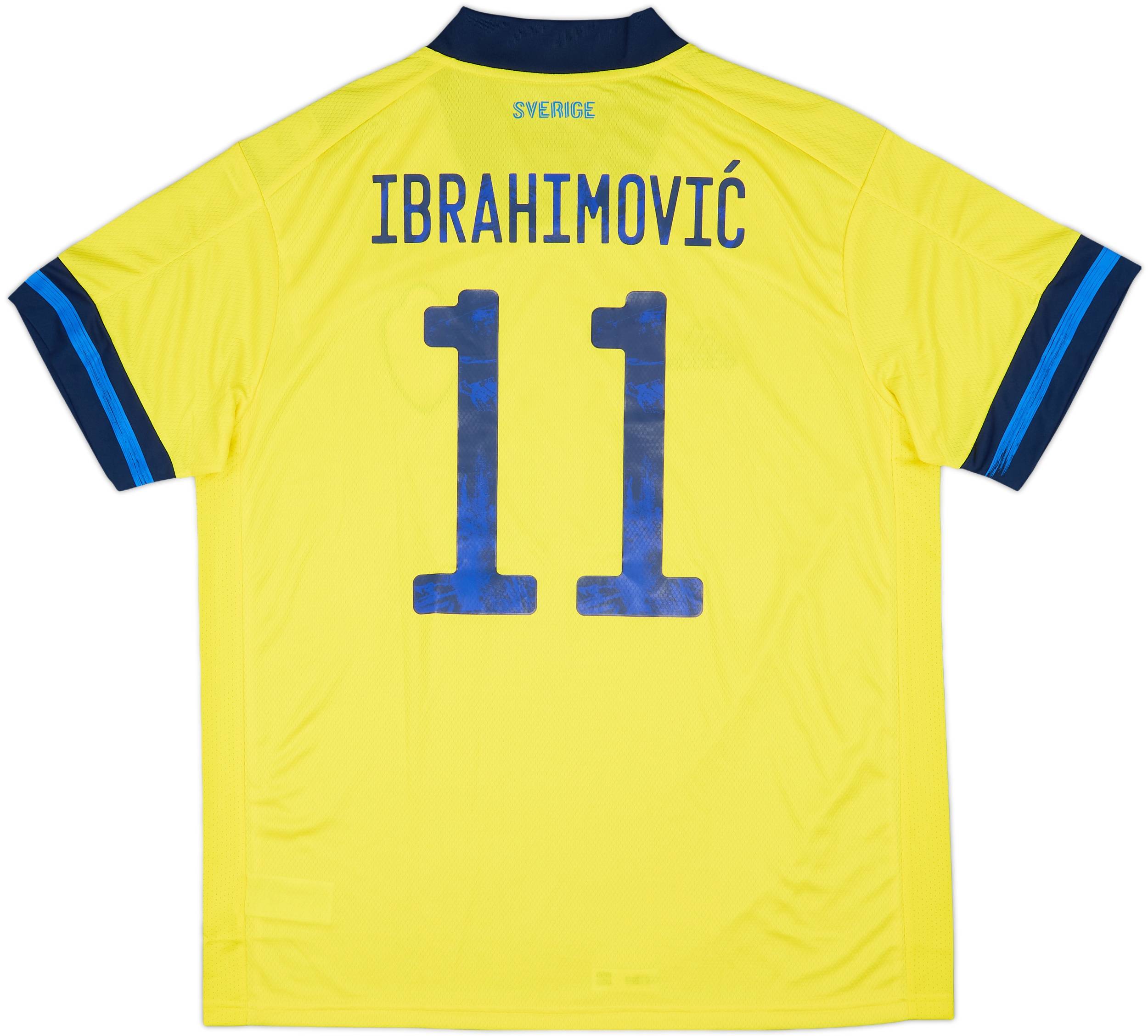 2020-21 Sweden Home Shirt Ibrahimovic #11 (XL)