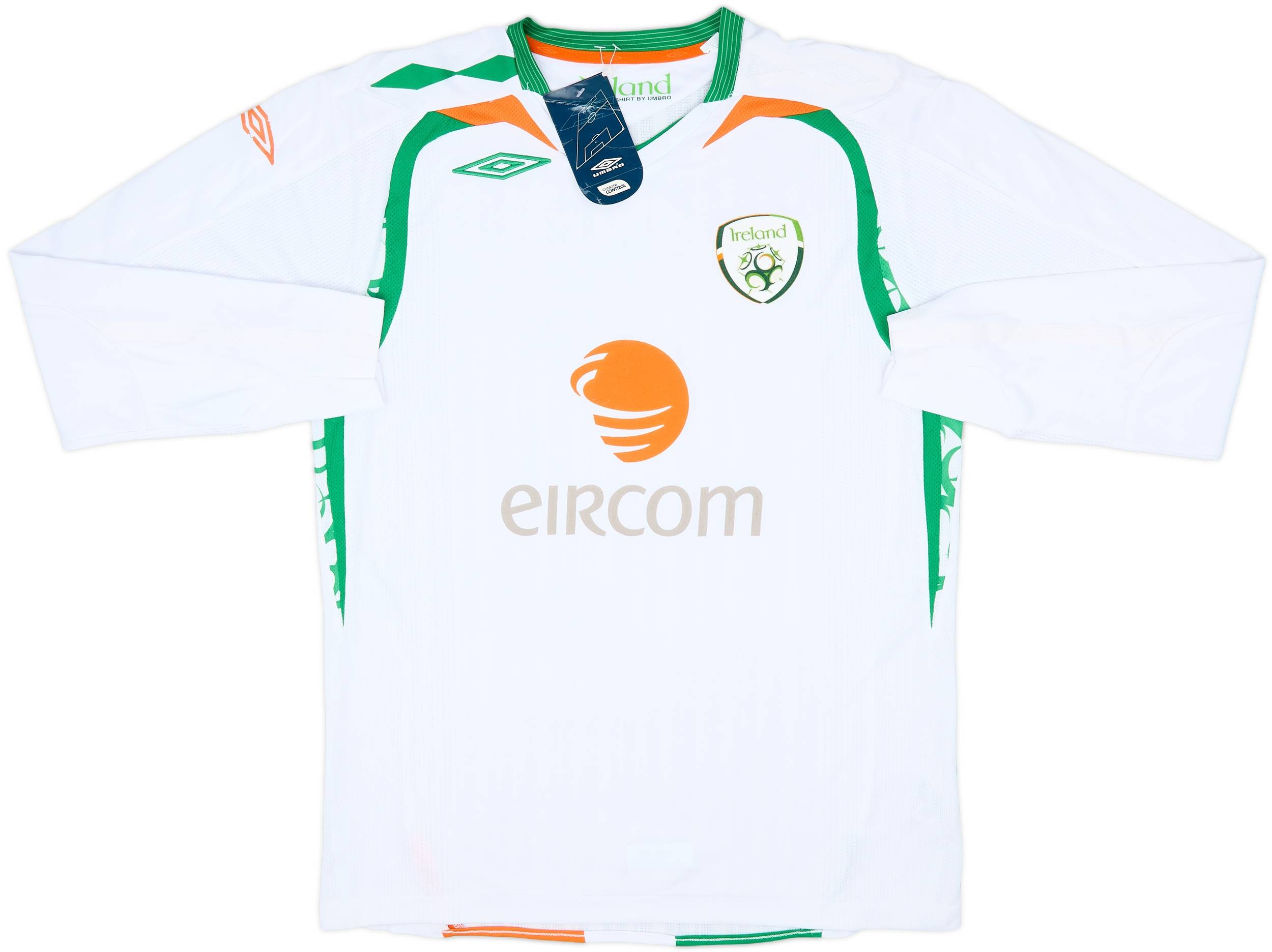 2008-10 Ireland Away L/S Shirt (M)