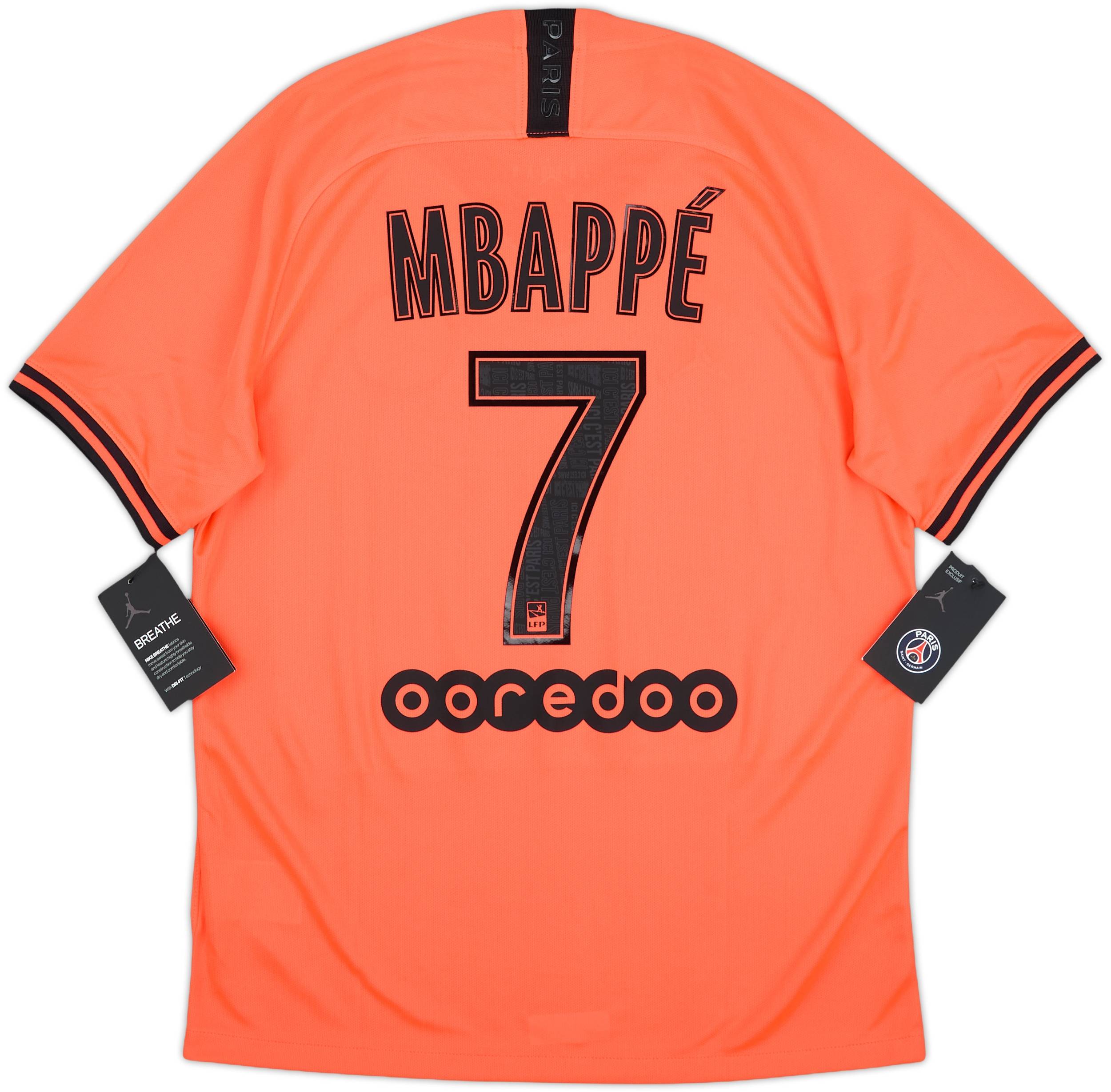 選手支給品 パリ・サンジェルマン 19-20 Mbappé 7 シャツ 選手支給品