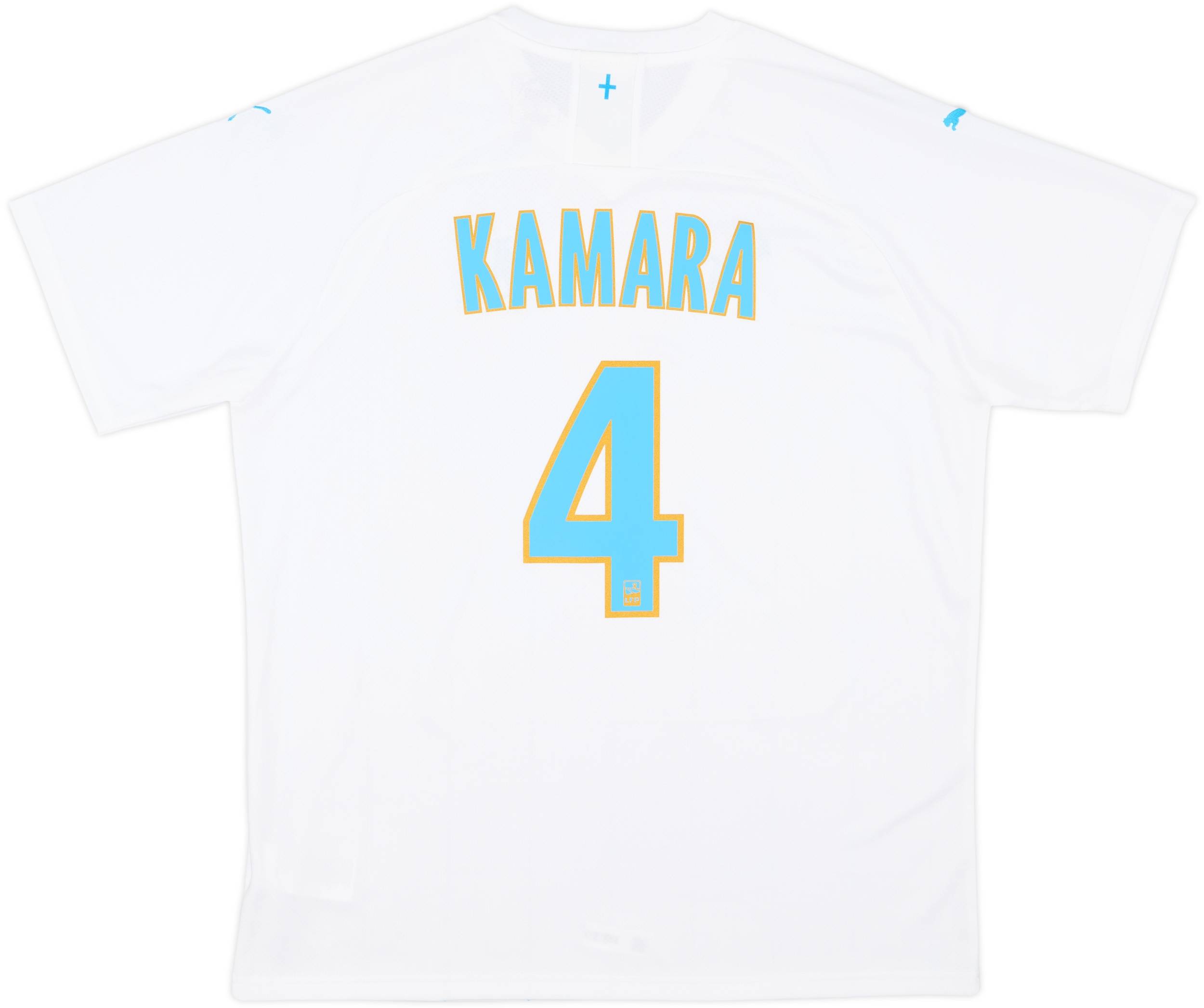 2019-20 Olympique Marseille Home Shirt Kamara #4 (XL)