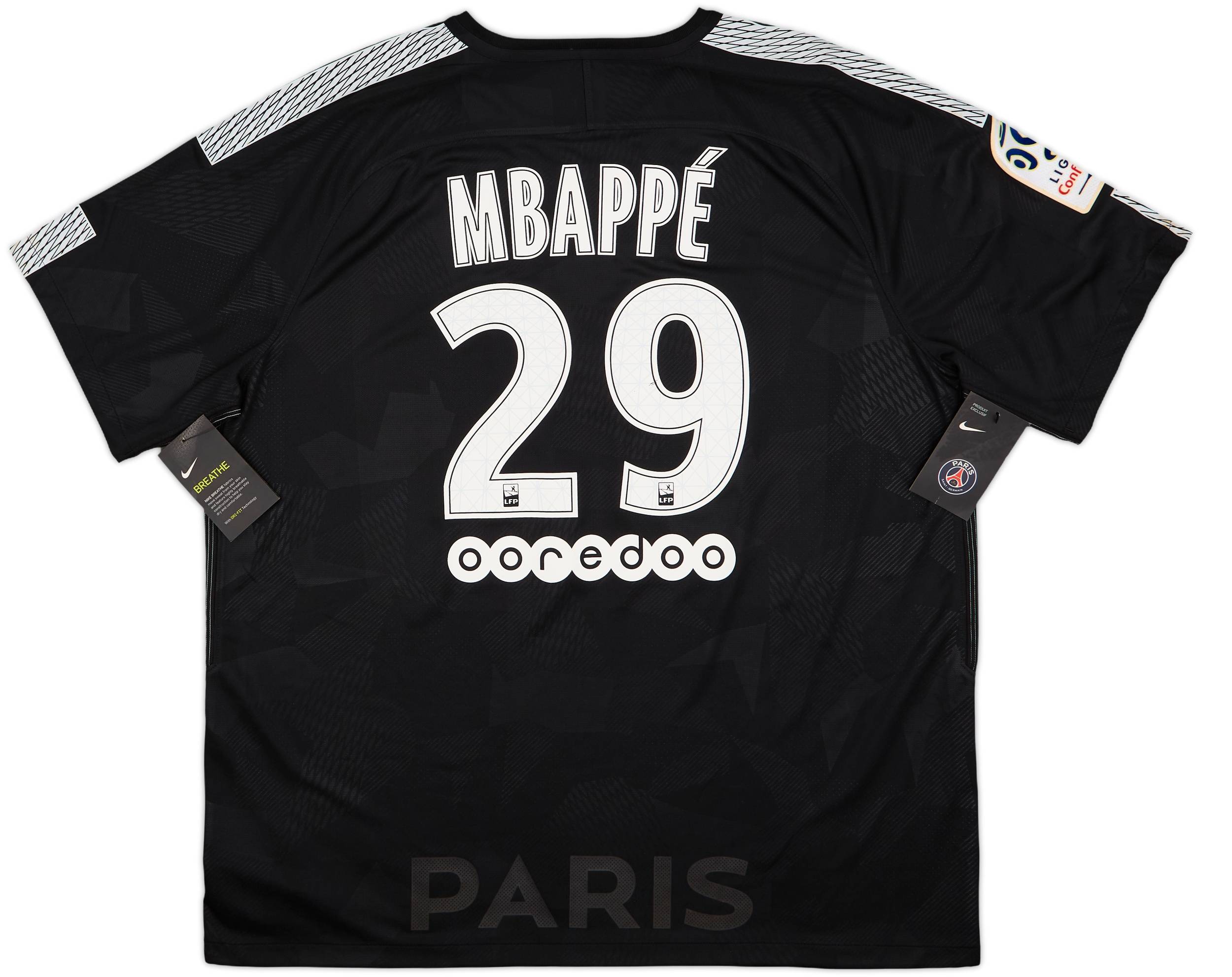 #29 エンバペ　ムバッペ　エムバペ　17-18 PSG 3rd　ユニフォーム 2017-18 Paris Saint-Germain Third Shirt Mbappe #29 (XXL)