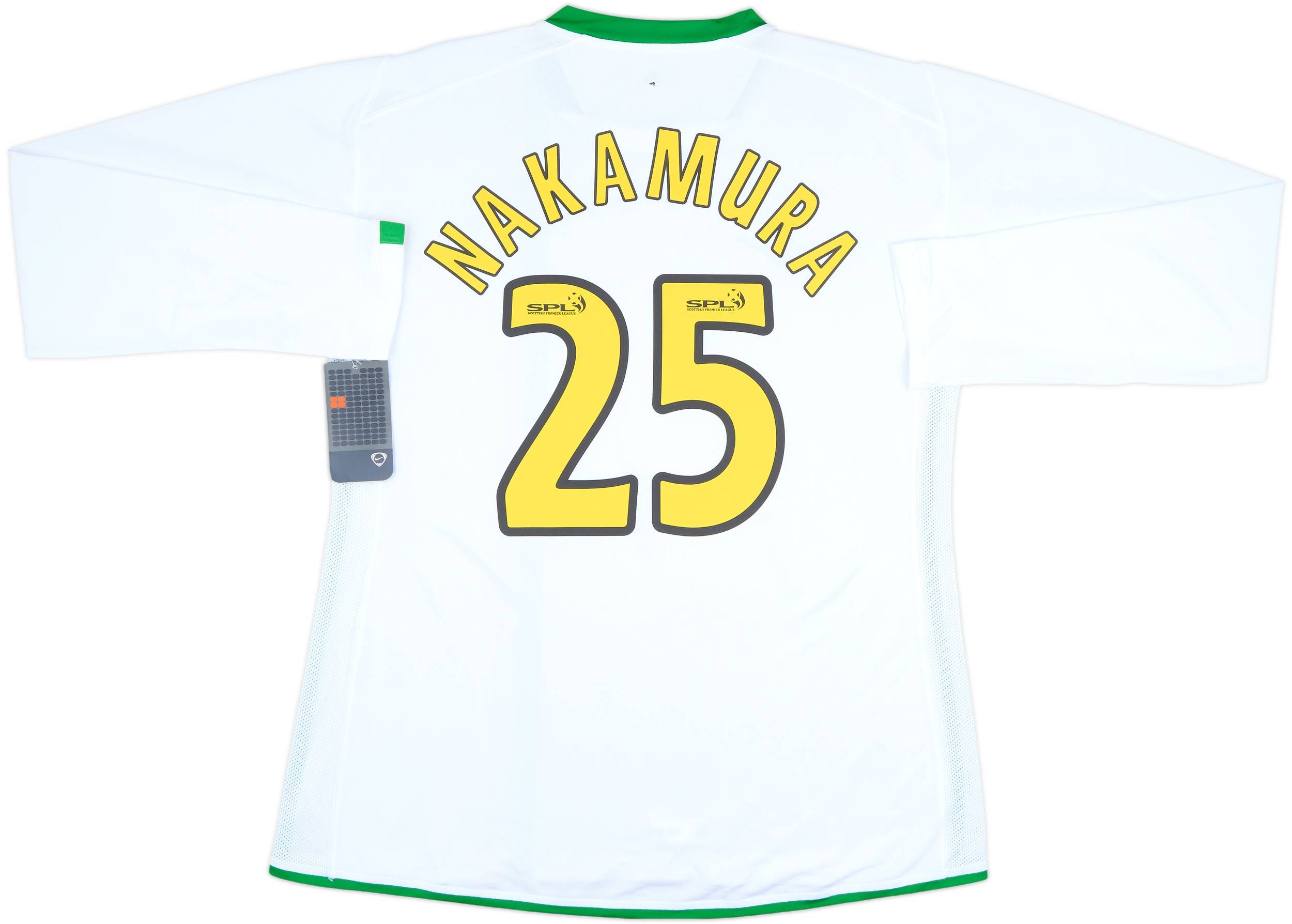 2007-08 Celtic Third L/S Shirt Nakamura #25 (XL)