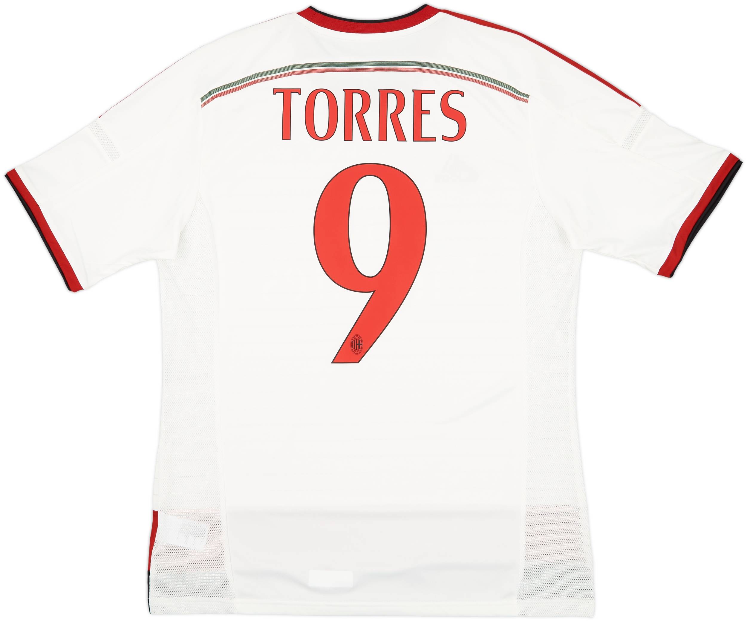 2014-15 AC Milan Away Shirt Torres #9 (L)