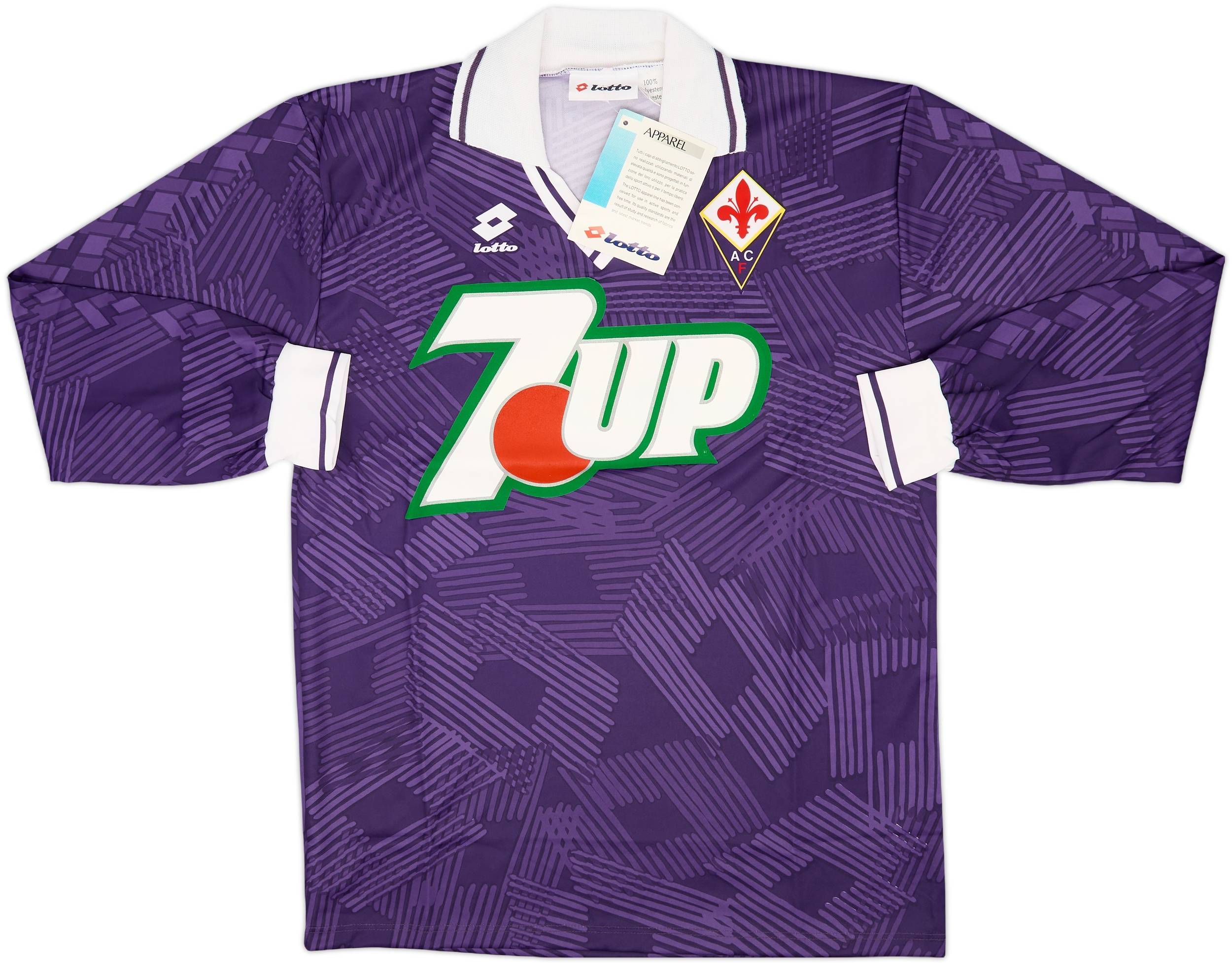 1991-92 Fiorentina Home L/S Shirt (M)