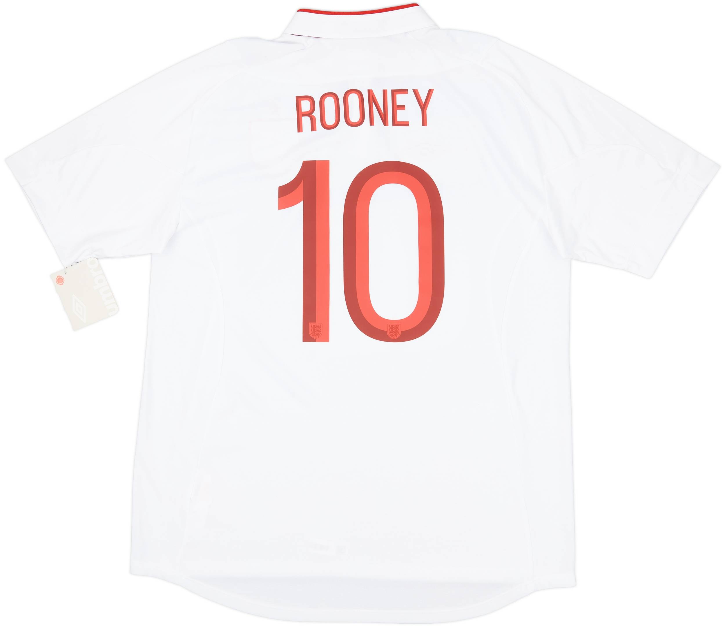 2012-13 England Home Shirt Rooney #10 (XL)