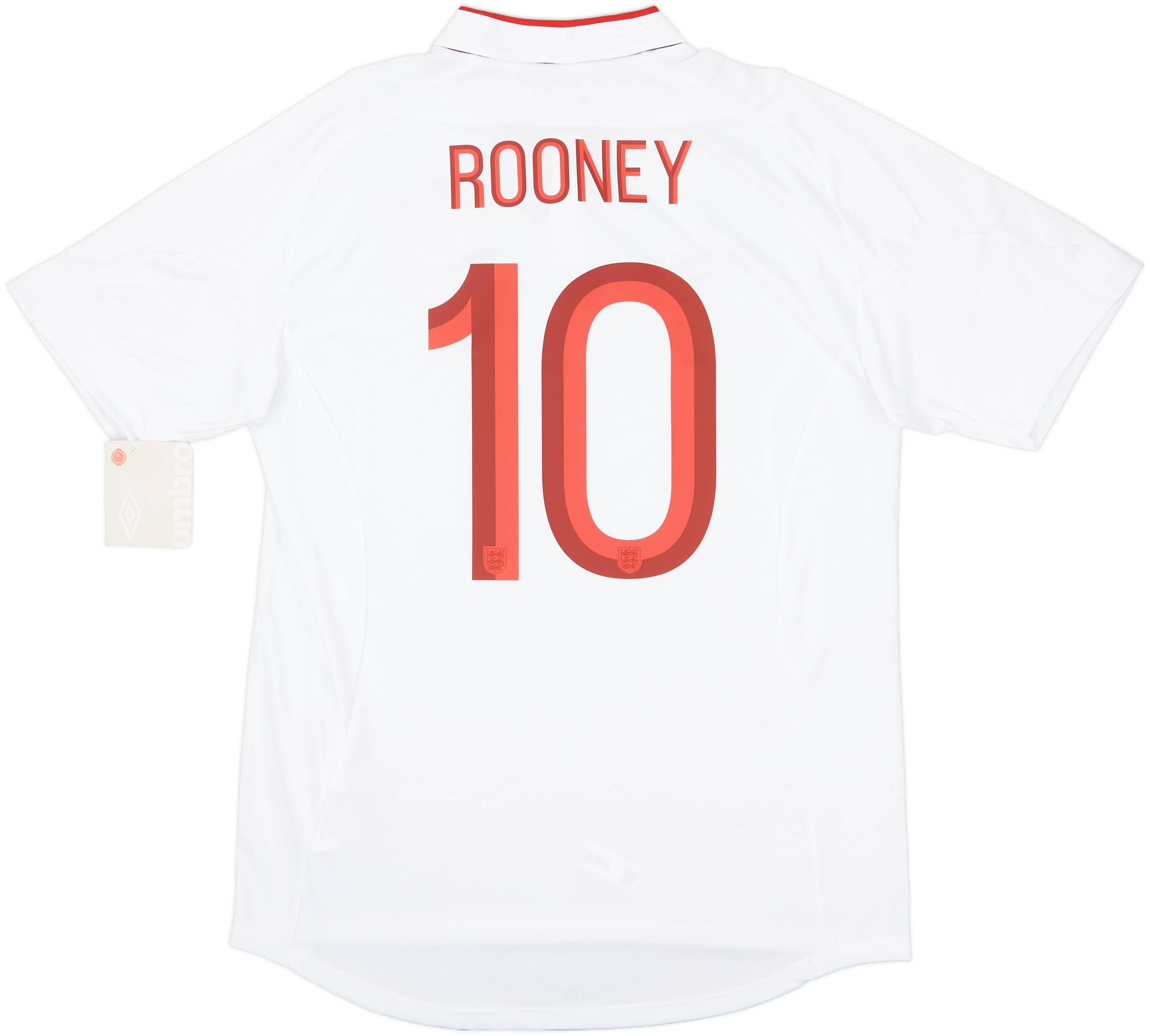 2012-13 England Home Shirt Rooney #10 (L)