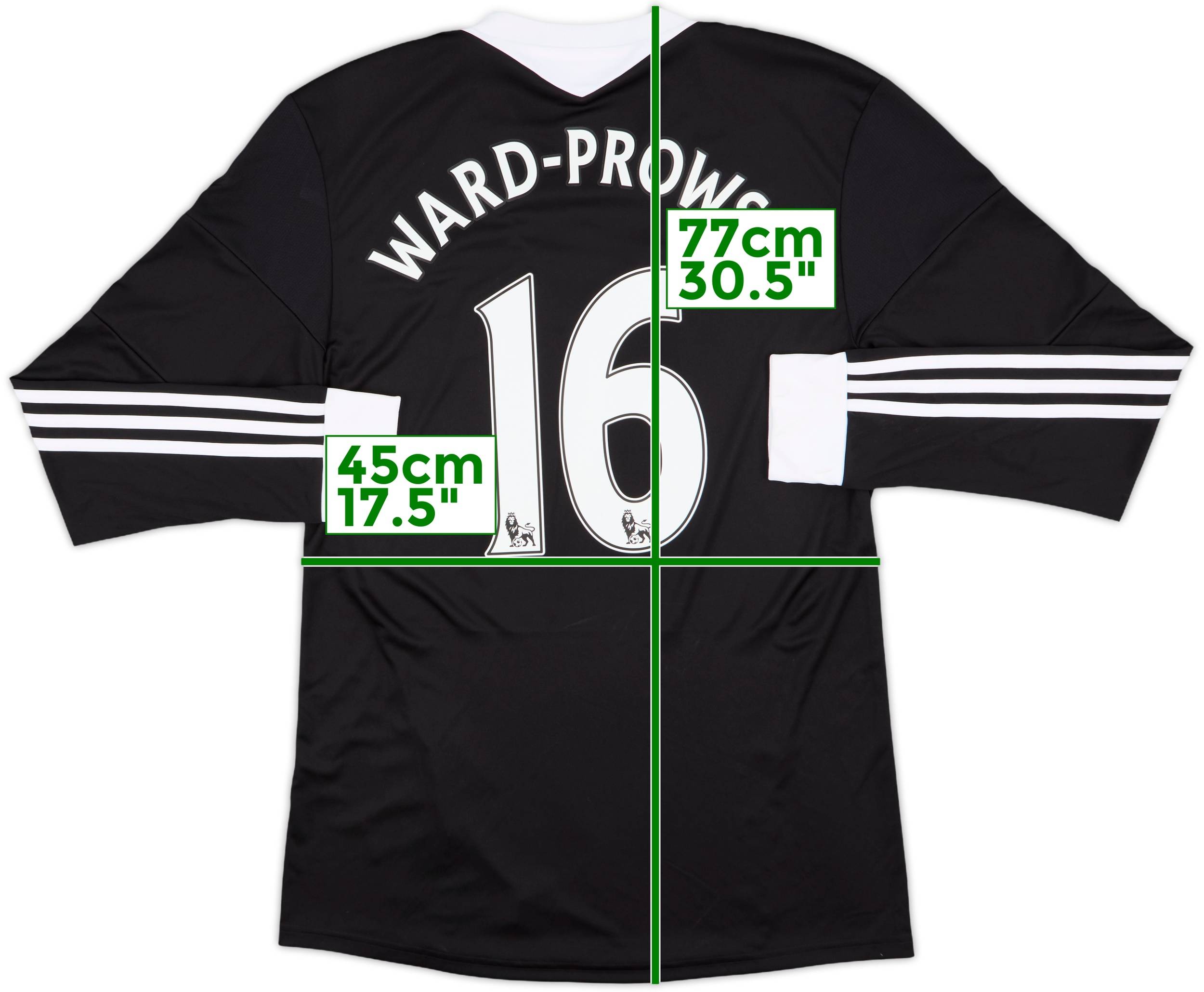 Southampton FC 8ウォードプラウズ【正規品】 2013-14 Southampton Away L/S Shirt Ward-Prowse #16 (L)