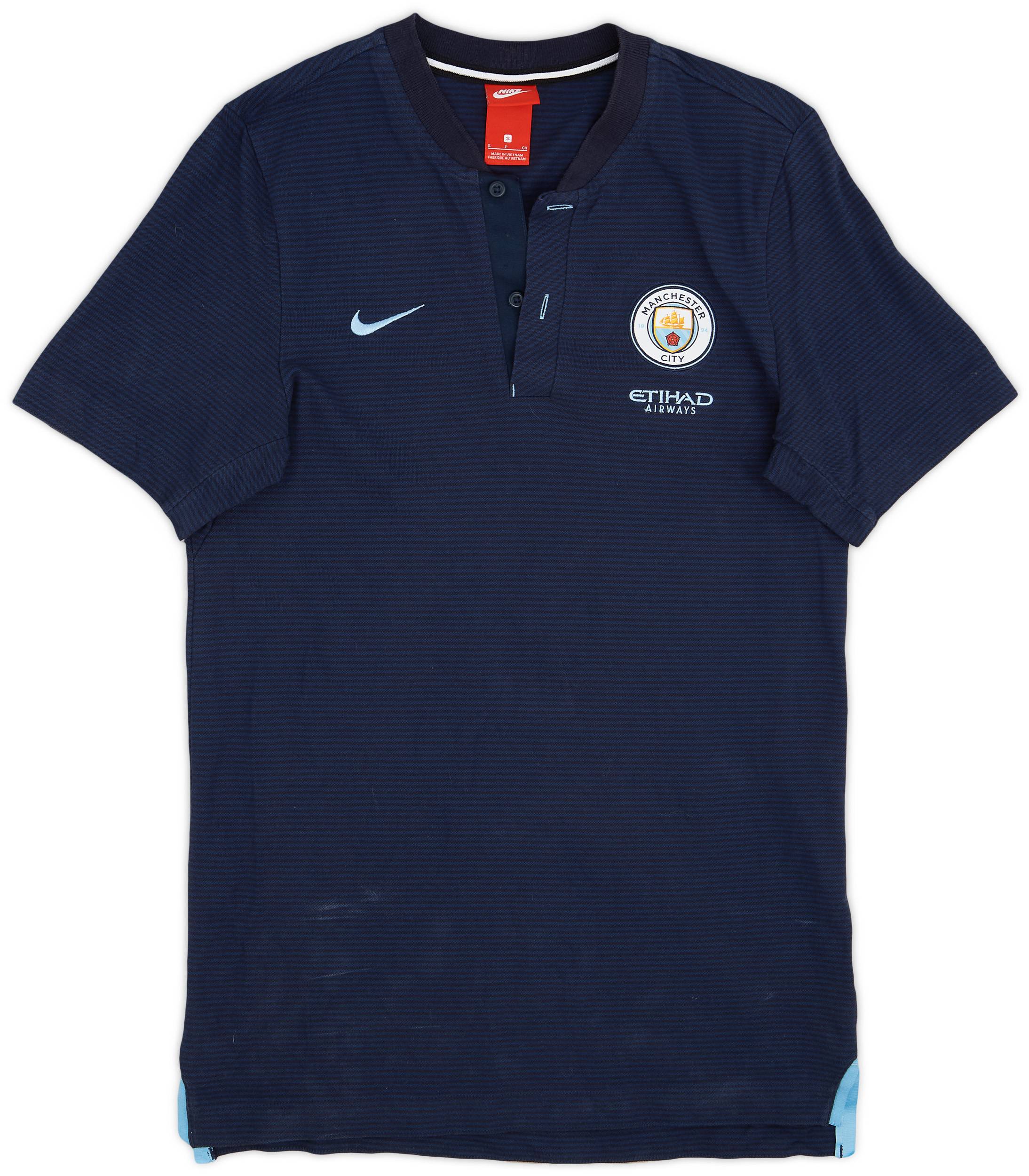 2017-18 Manchester City Nike Polo Shirt - 6/10 - (S)
