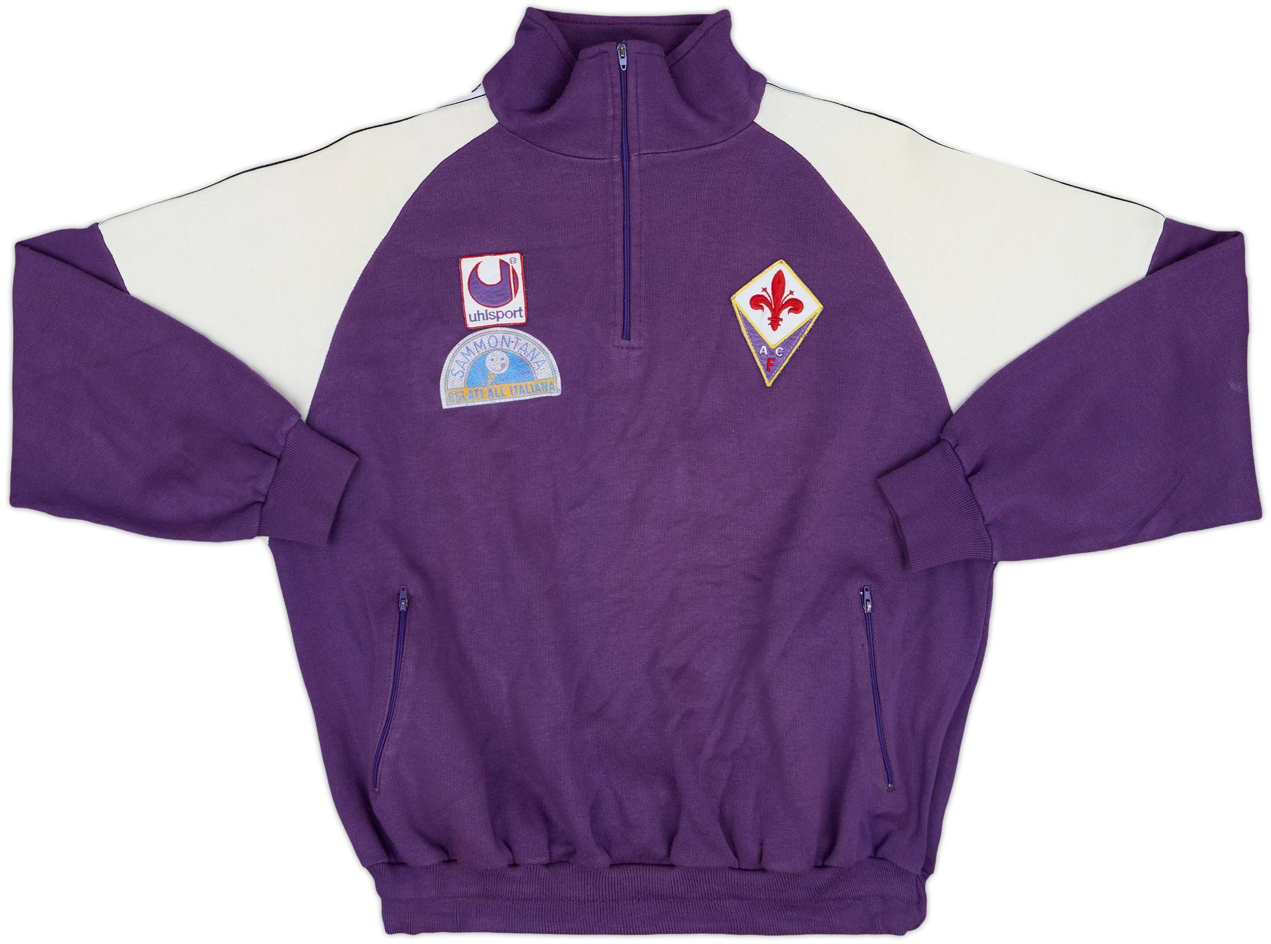 1994-95 Fiorentina Uhlsport 1/4 Zip Track Jacket - 6/10 - (XL)