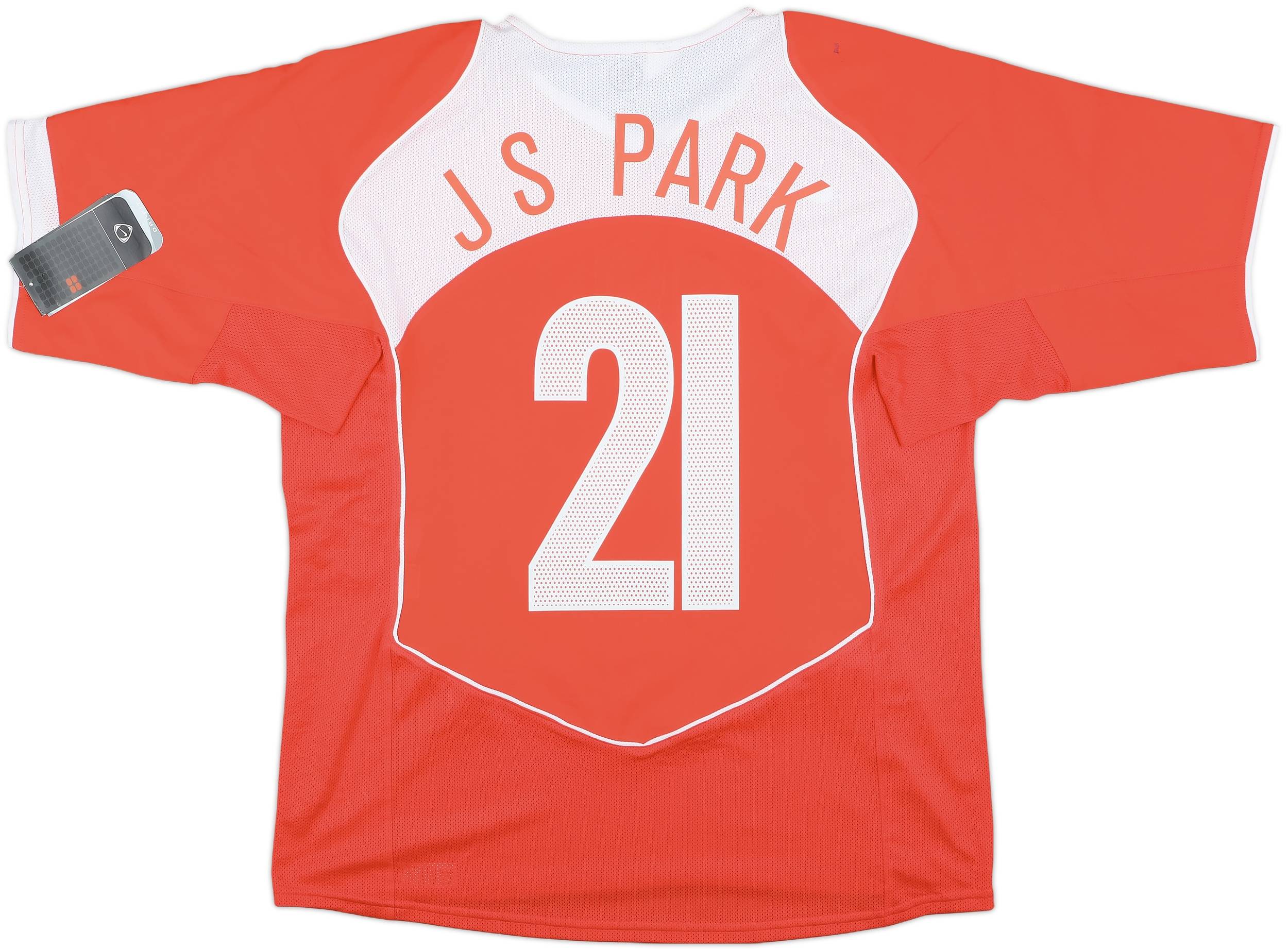 2004-06 South Korea Home Shirt J S Park #21 (L)