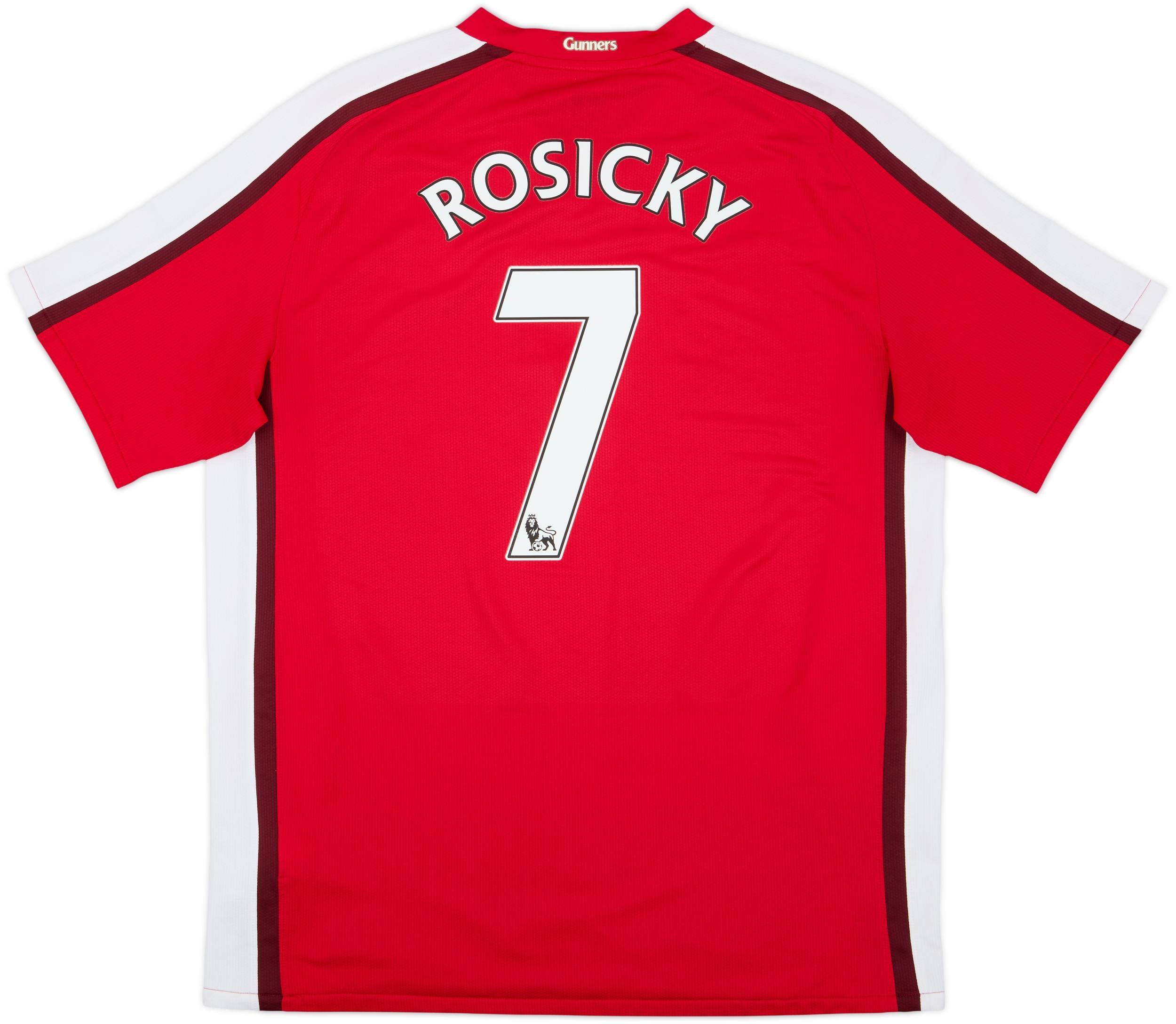 2008-10 Arsenal Home Shirt Rosicky #7 - 8/10 - (L)