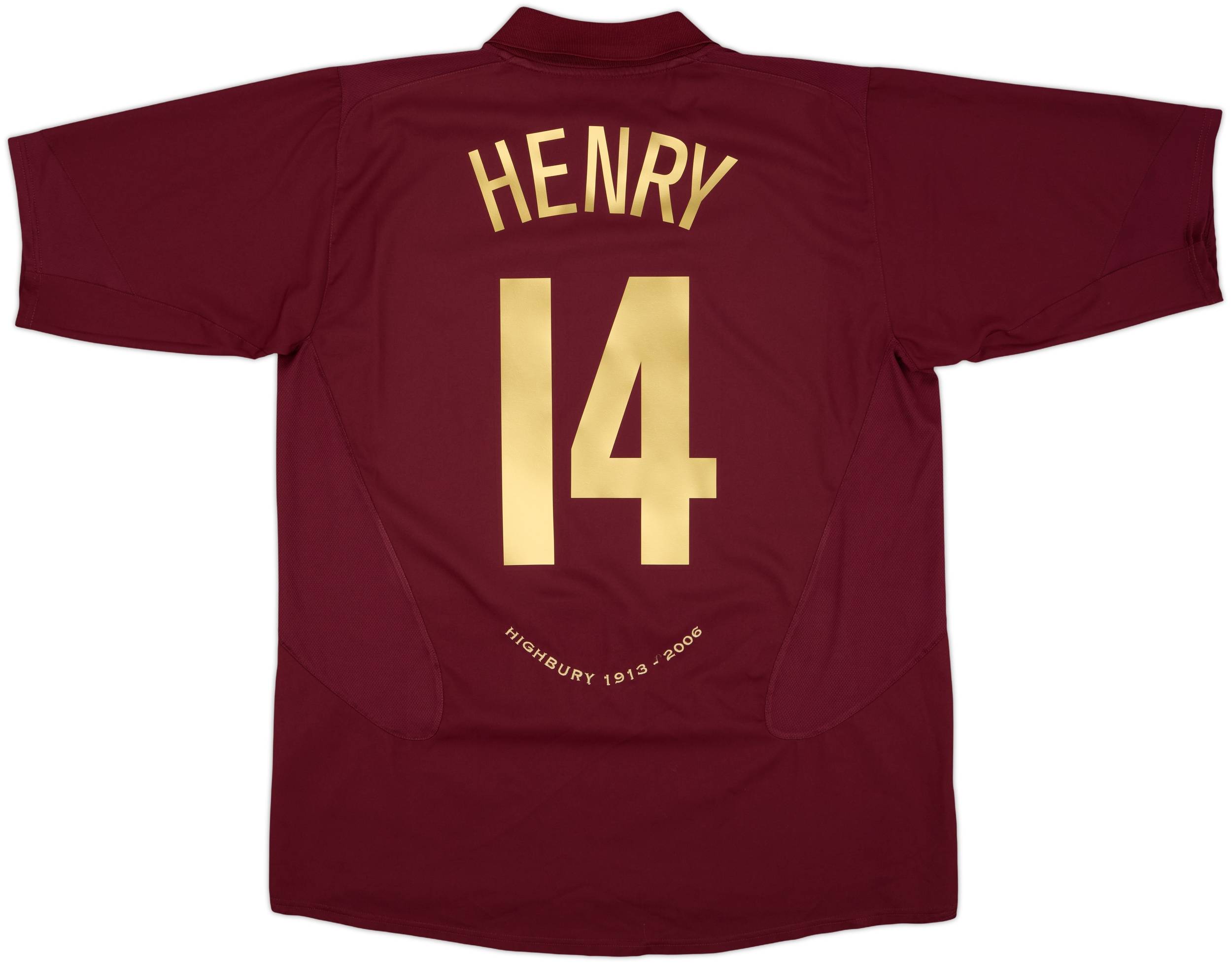 2005-06 Arsenal Home Shirt Henry #14 - 8/10 - (XL)
