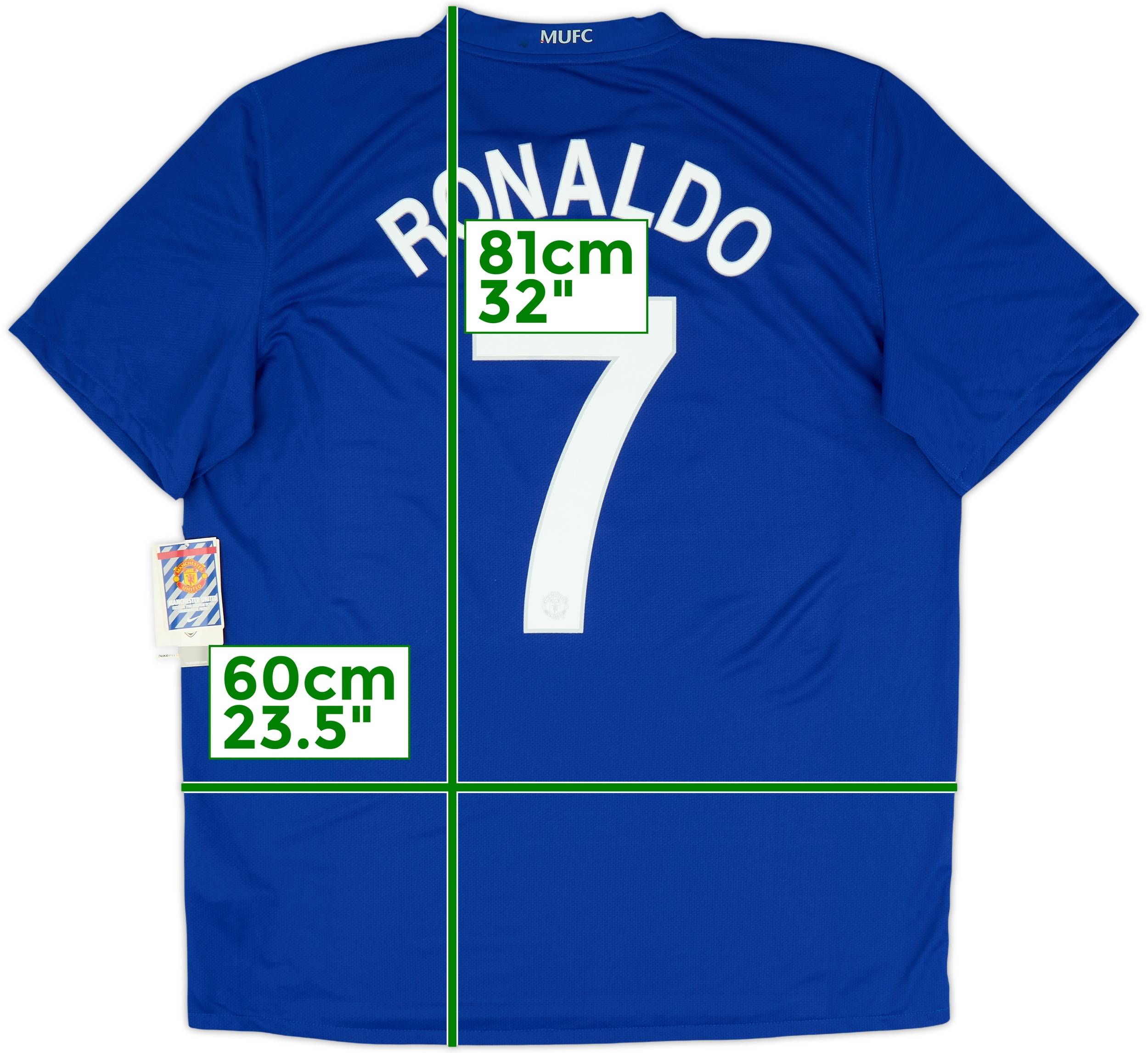 2008-09 Manchester United Third Shirt Ronaldo #7 (XL)