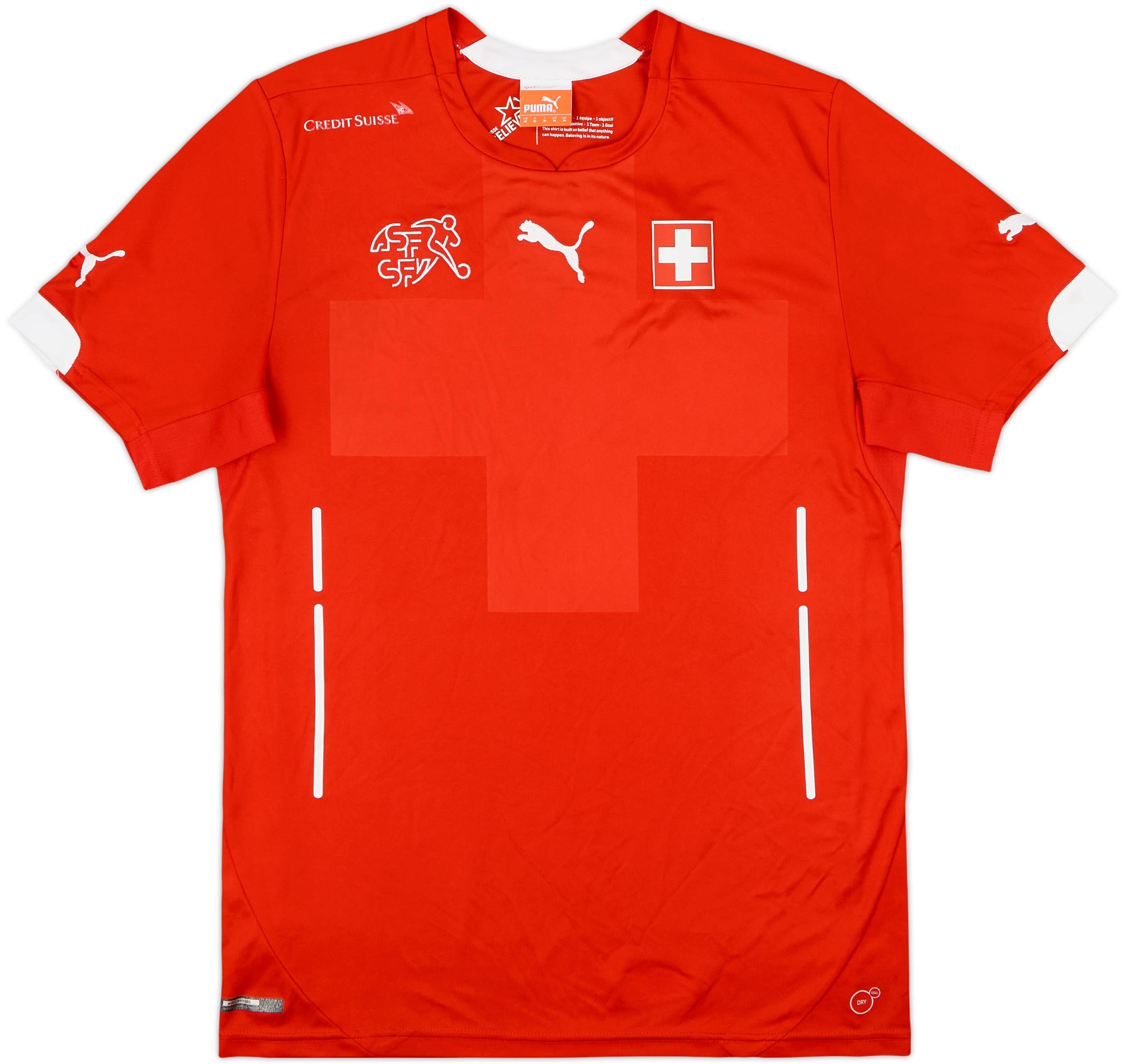 2014-15 Switzerland Home Shirt - 7/10 - (M)