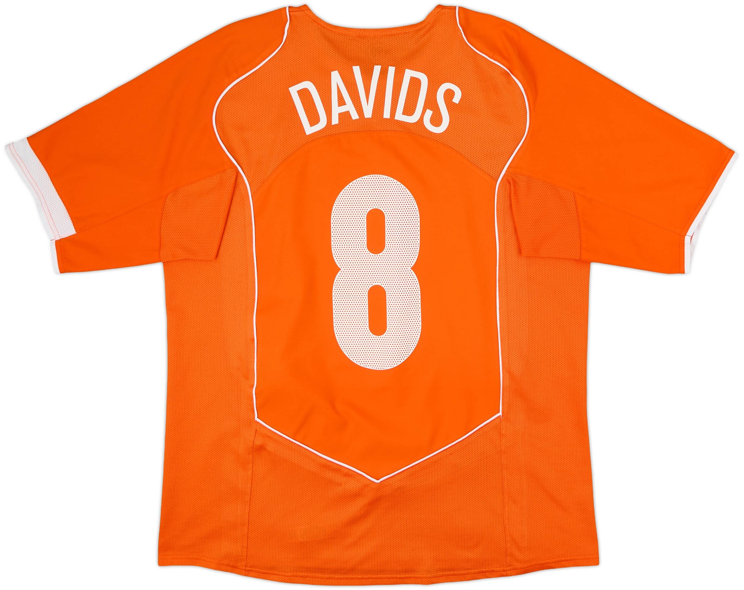 2004-06 Netherlands Home Shirt Davids #8 - 10/10 - (L)