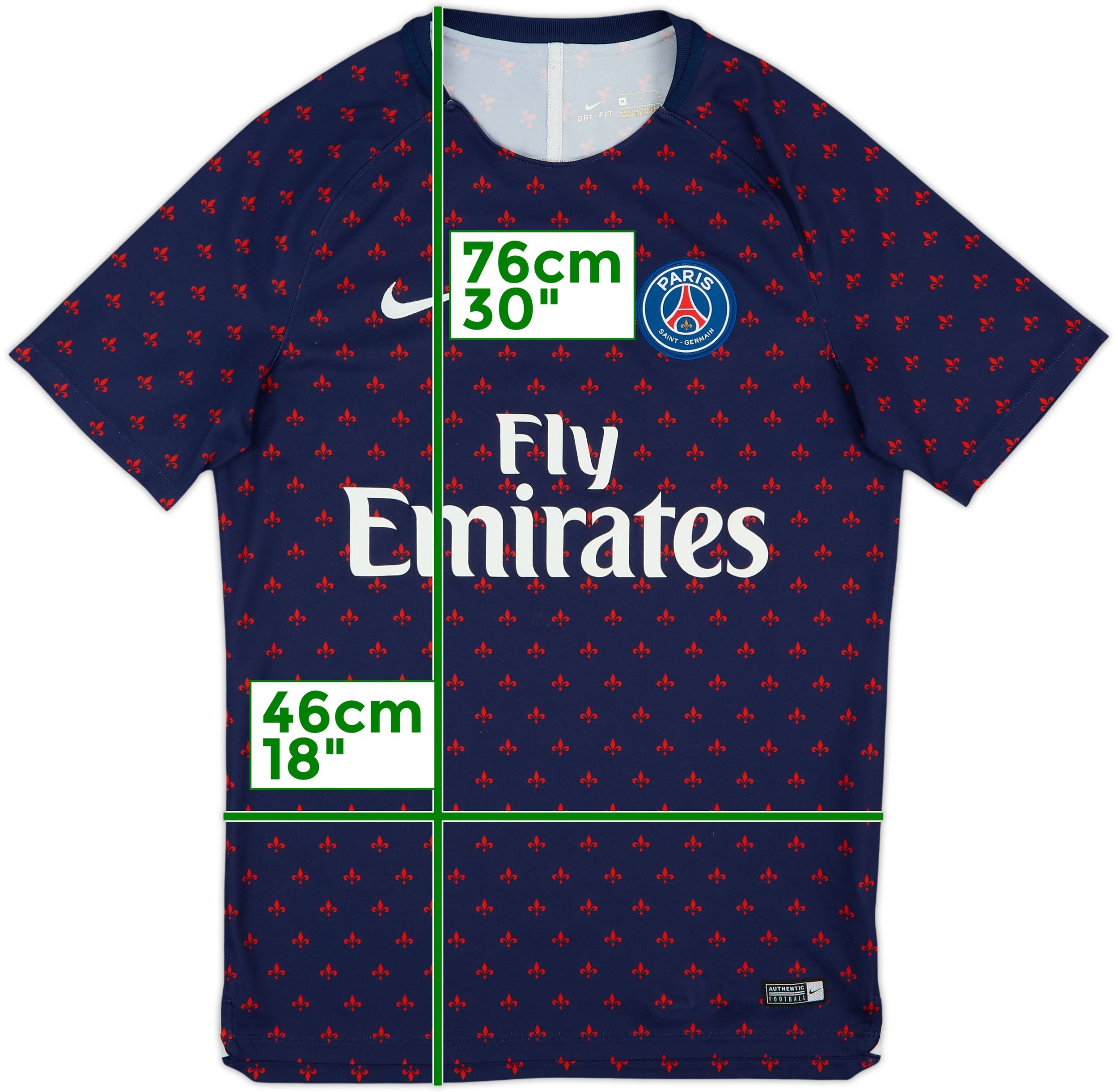 2018-19 Paris Saint-Germain Nike Training Shirt - 9/10 - (M)