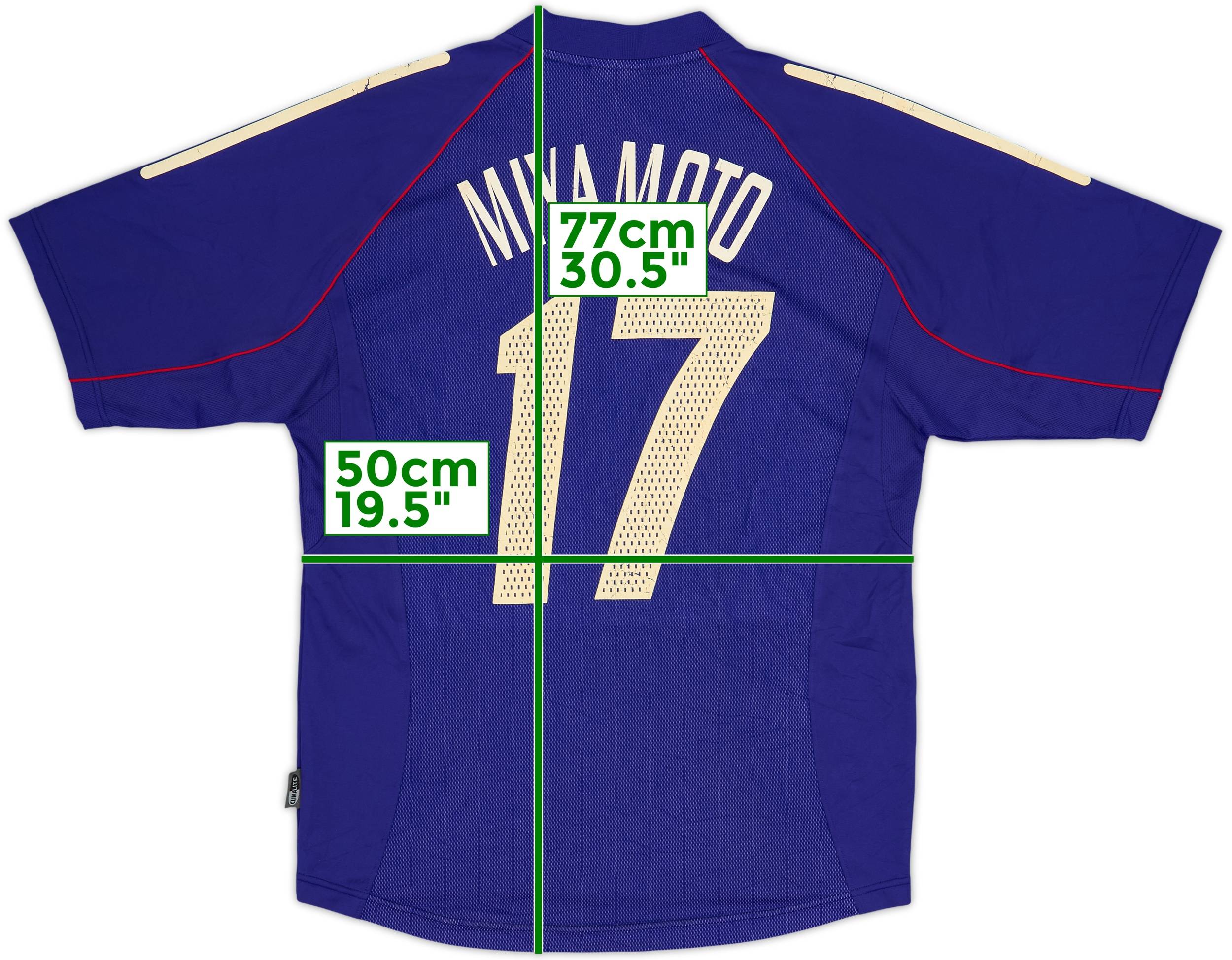 2002-04 Japan Home Shirt Miyamoto #17 (M)