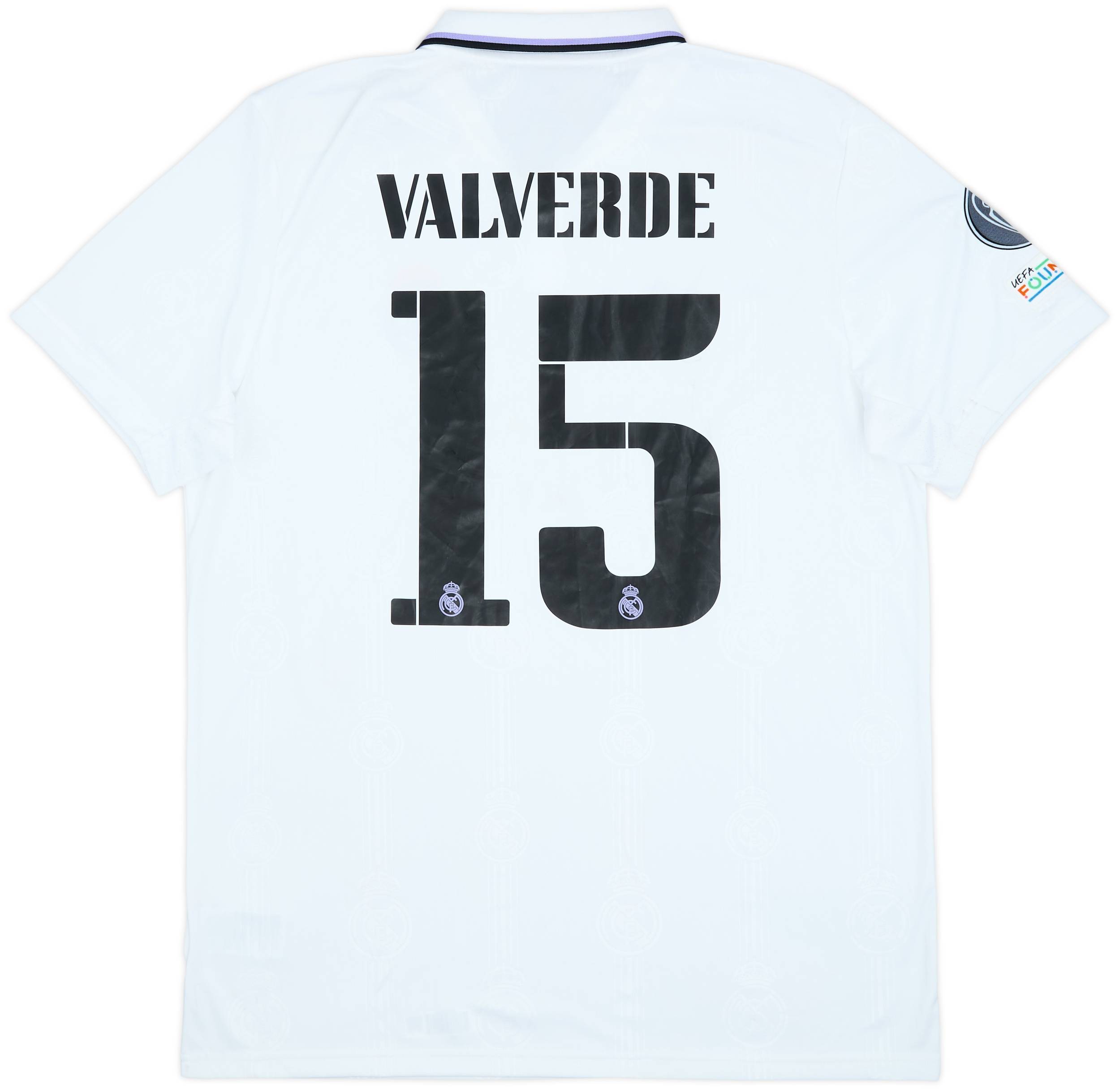 #15 Valverde 23/24 Real Madrid バルベルデ XL 2022-23 Real Madrid Home Shirt Valverde #15 (XL)