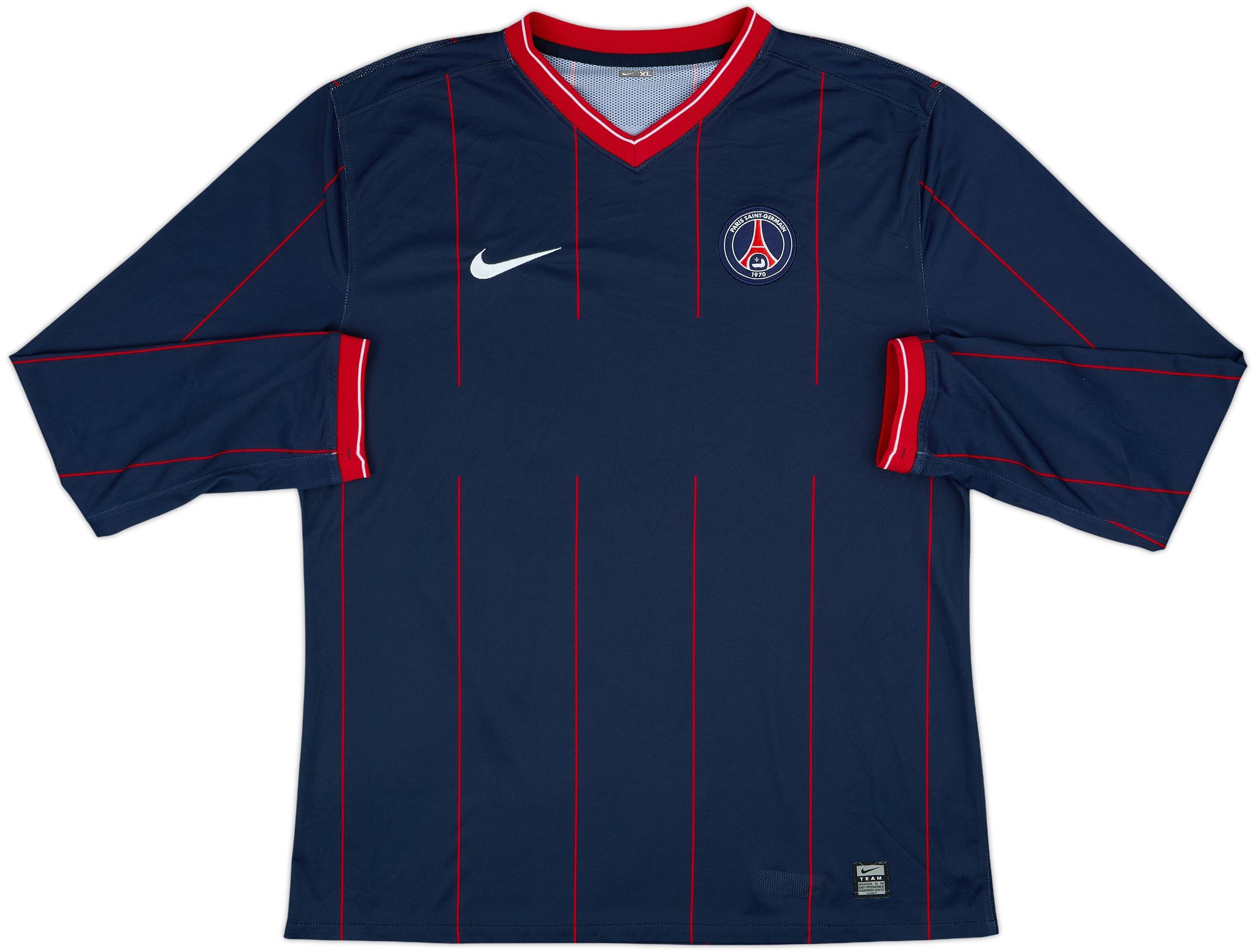 【激レア】09PSG#4 マケレレ　ユニフォーム 2009-10 Paris Saint-Germain Player Issue Home L/S Shirt Makelele