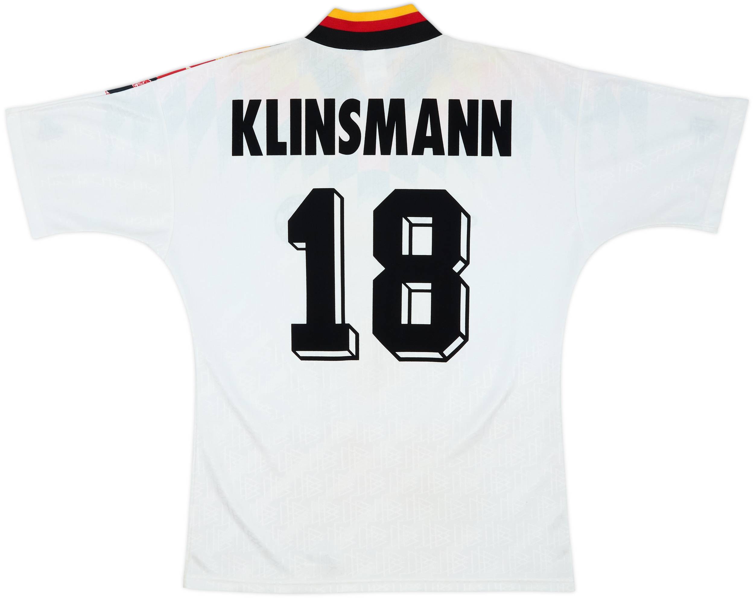 1994-96 Germany Home Shirt Klinsmann #18 - 6/10 - (M)