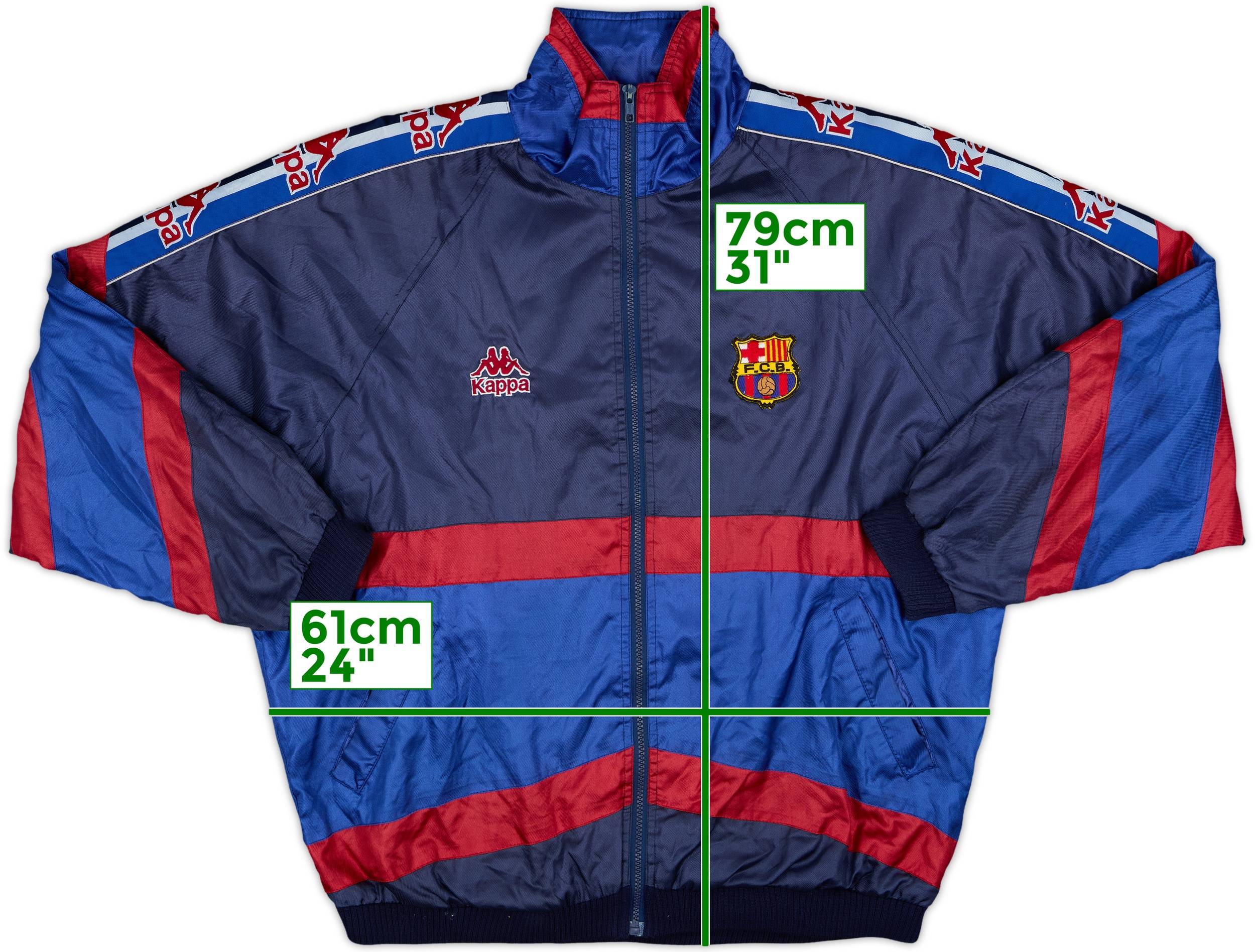 1995-97 Barcelona Kappa Track Jacket - 7/10 - (L)
