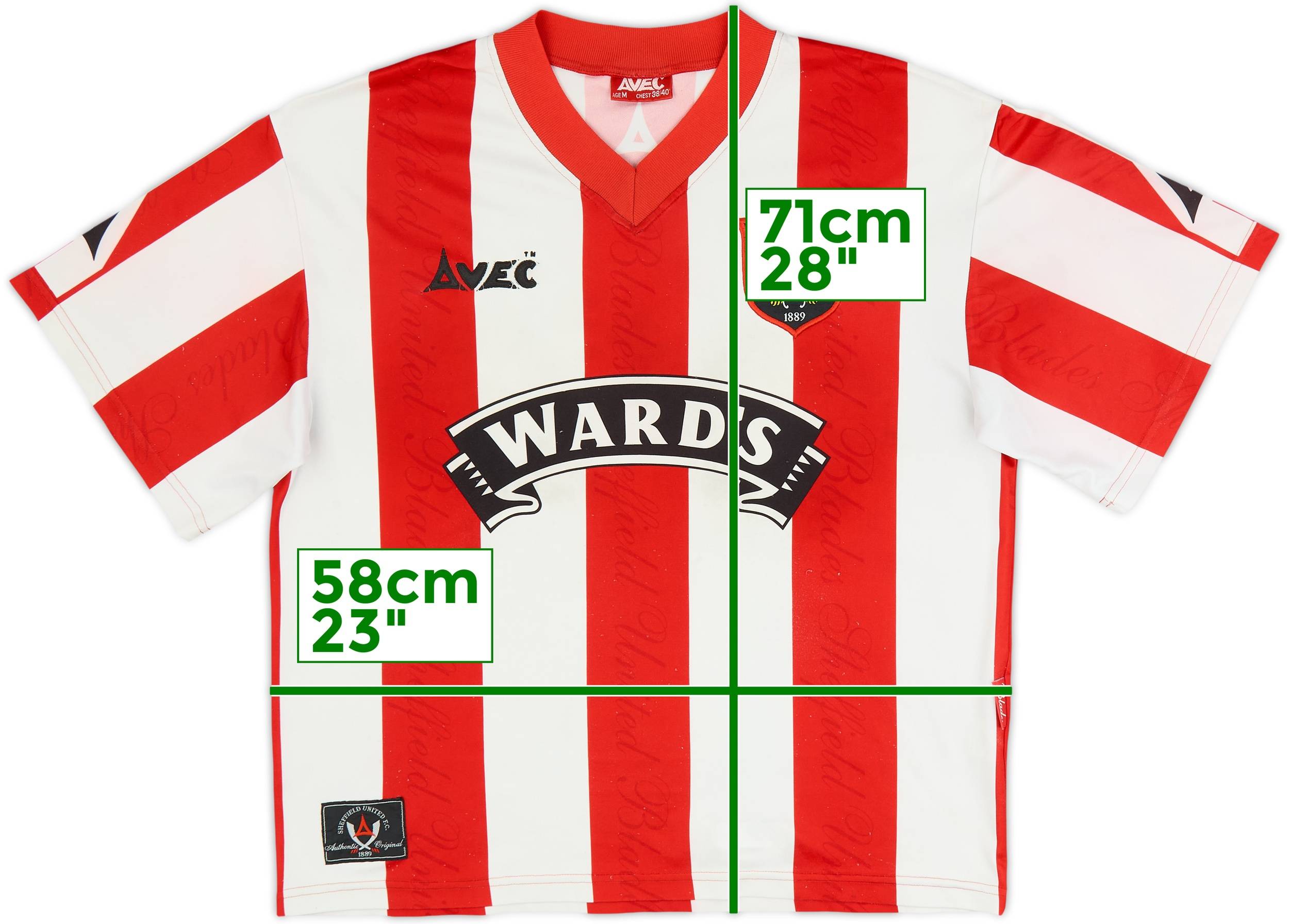 1996-97 Sheffield United Home Shirt - 8/10 - (M)
