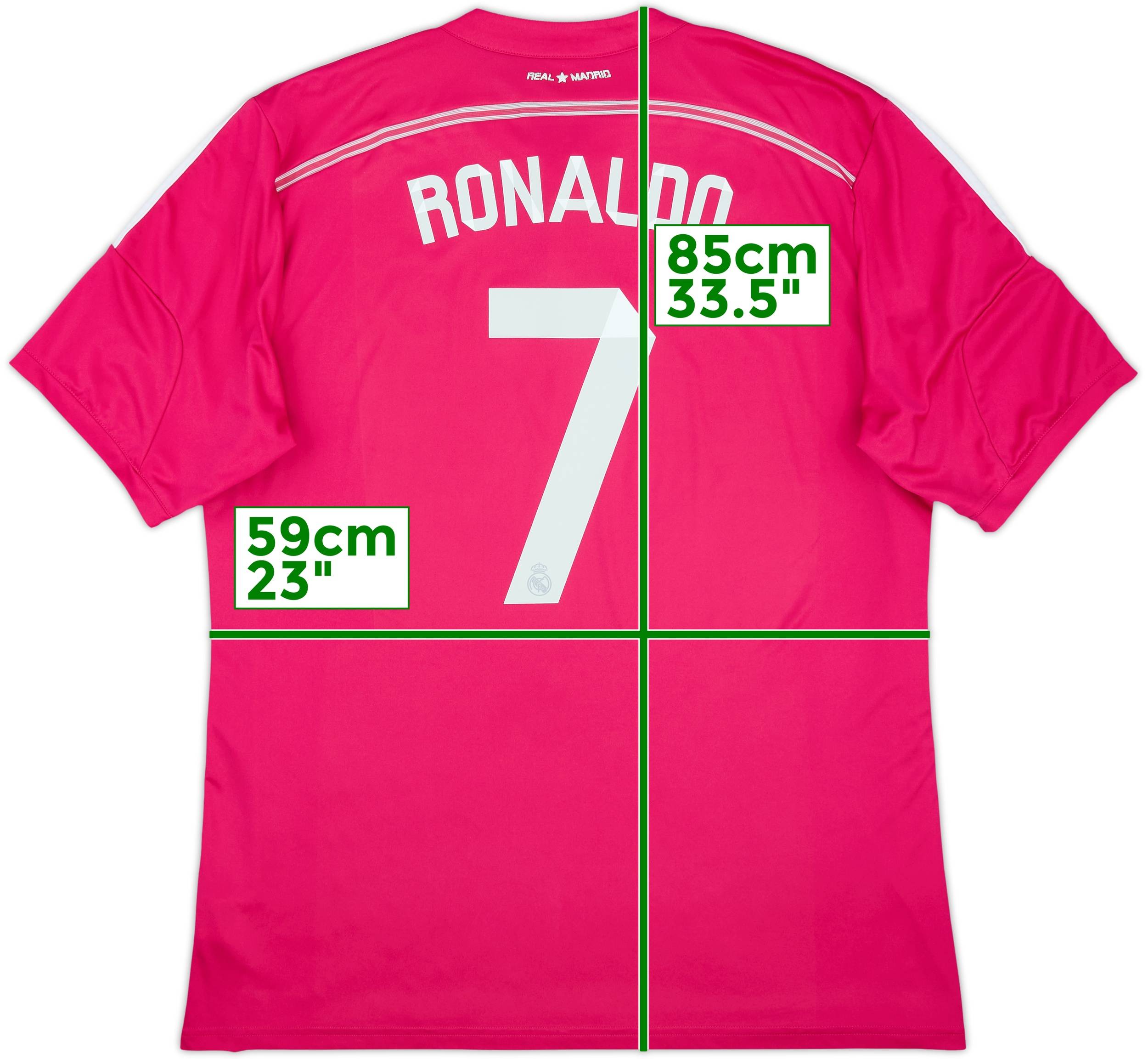 2014-15 Real Madrid Away Shirt Ronaldo #7 - 6/10 - (XXL)