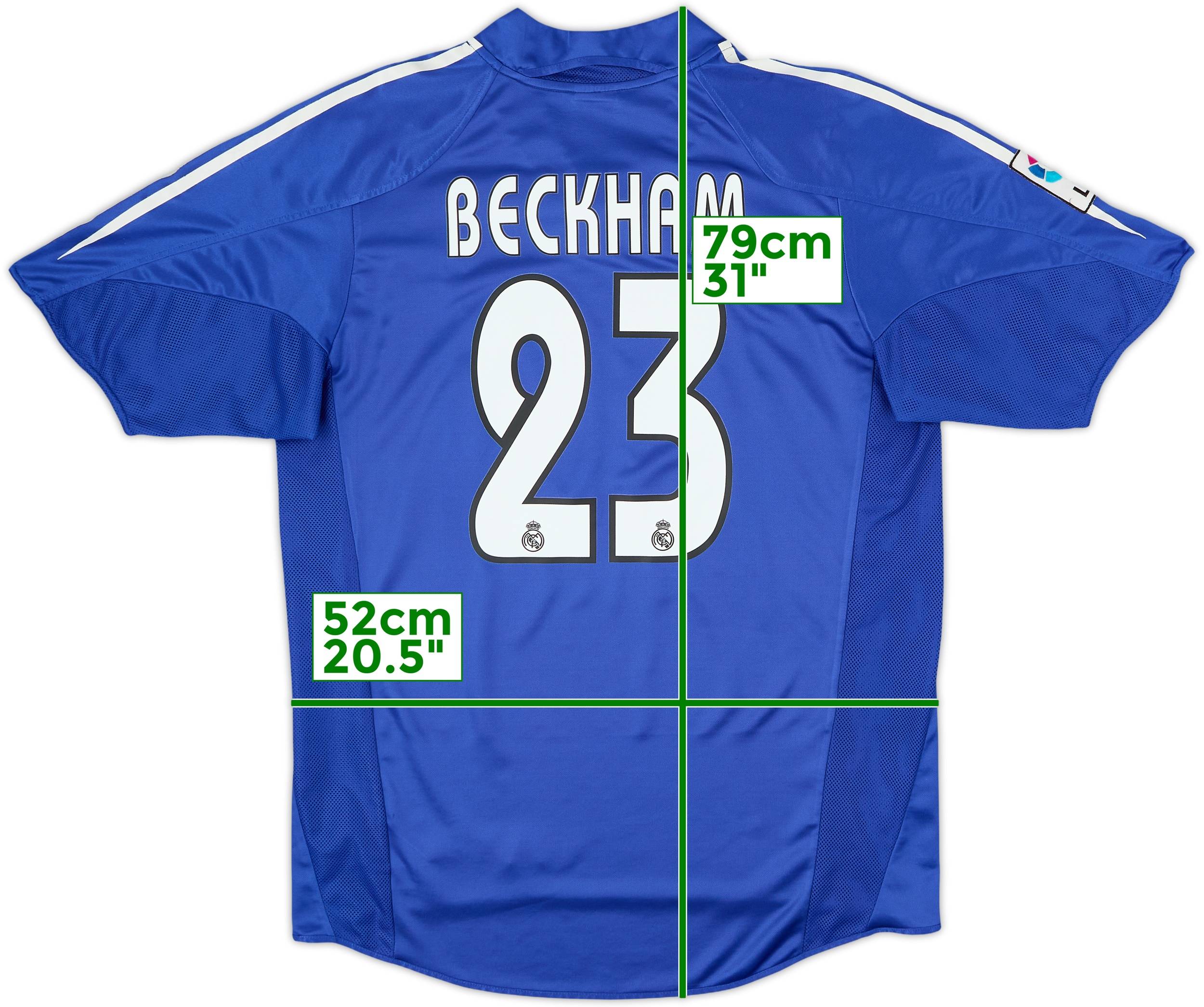 2004-05 Real Madrid Third Shirt Beckham #23 - 8/10 - (M)