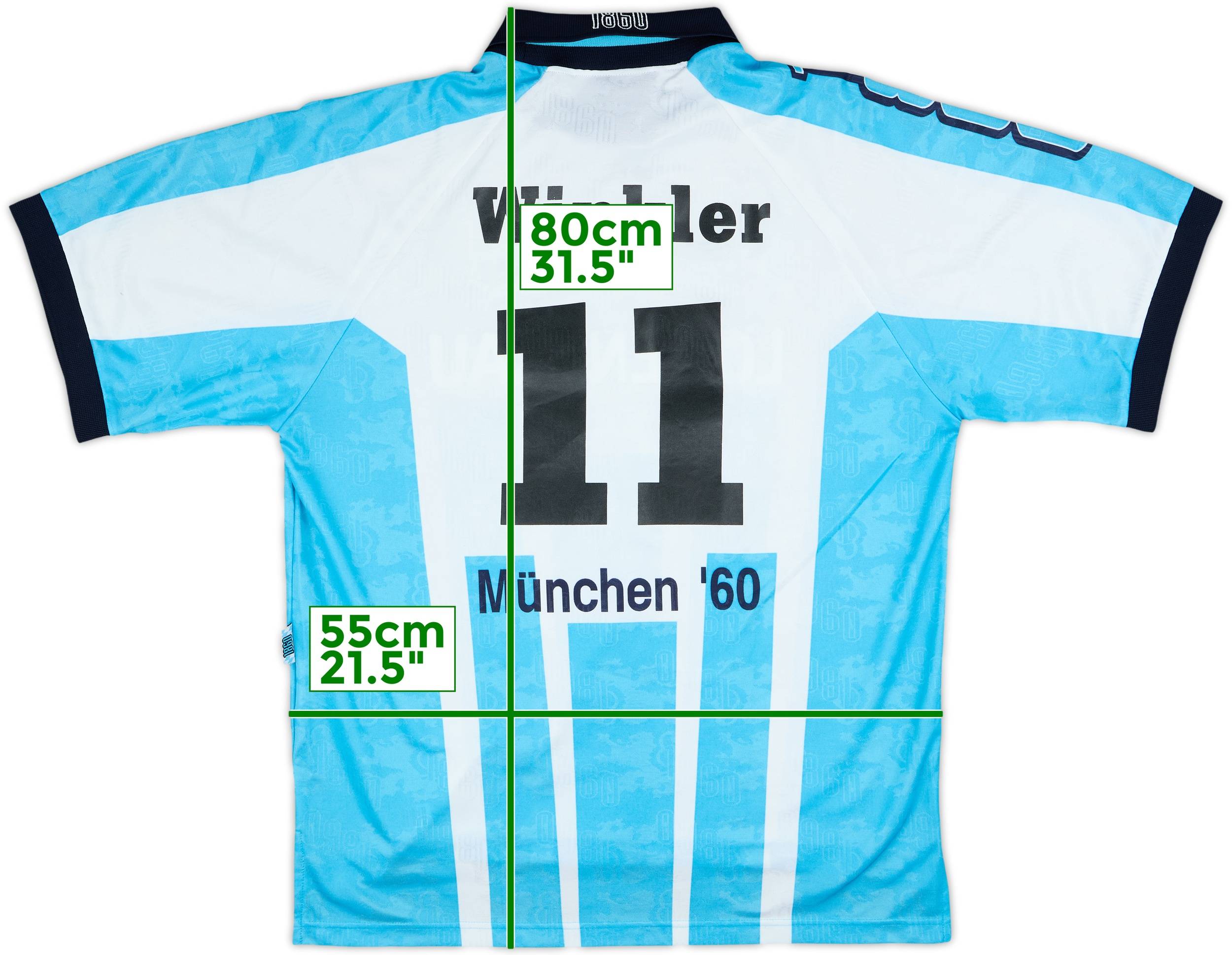 1996-97 1860 Munich Home Shirt Winkler #11 - 8/10 - (XL)