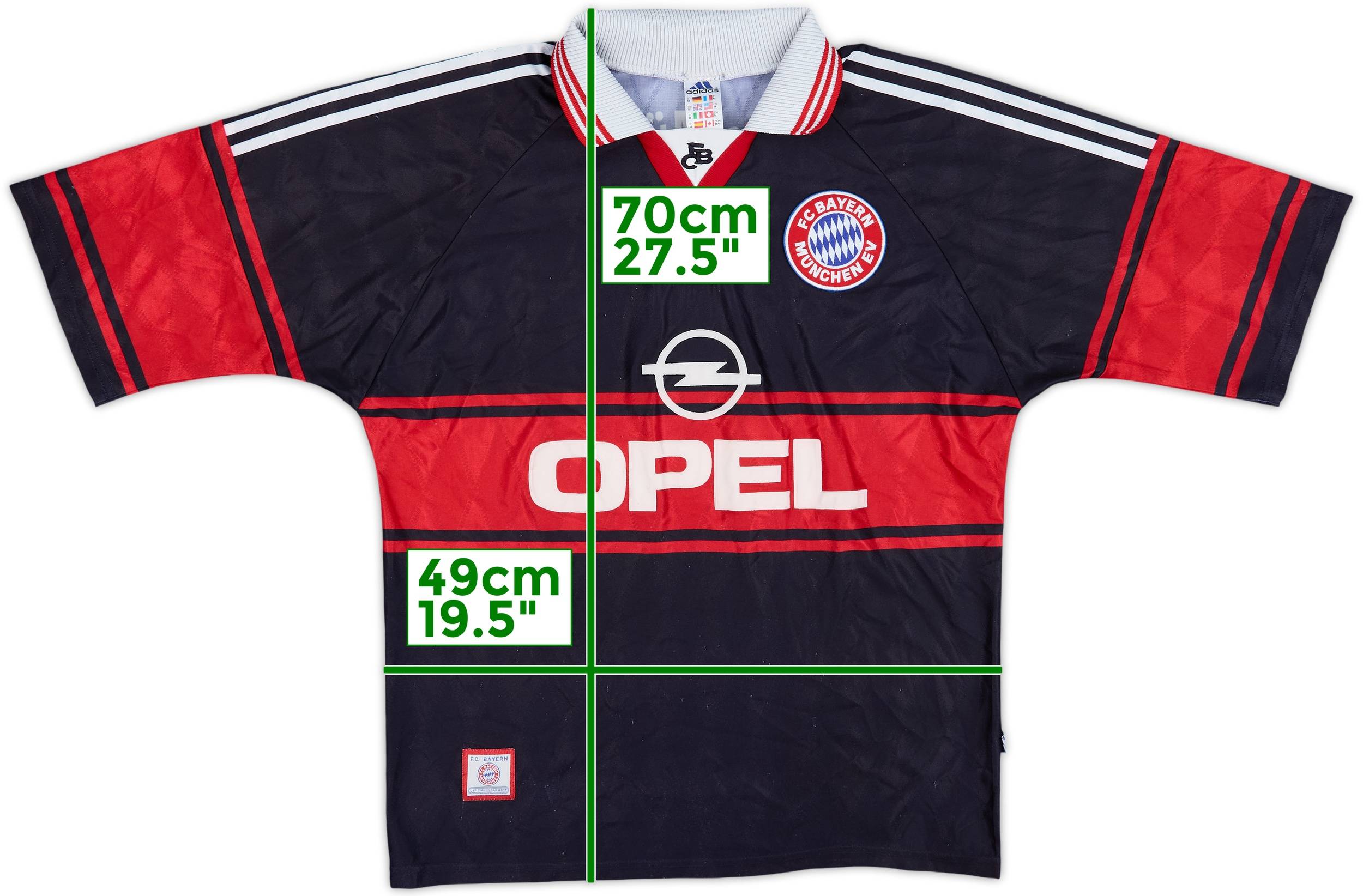 1997-99 Bayern Munich Home Shirt - 4/10 - (M)