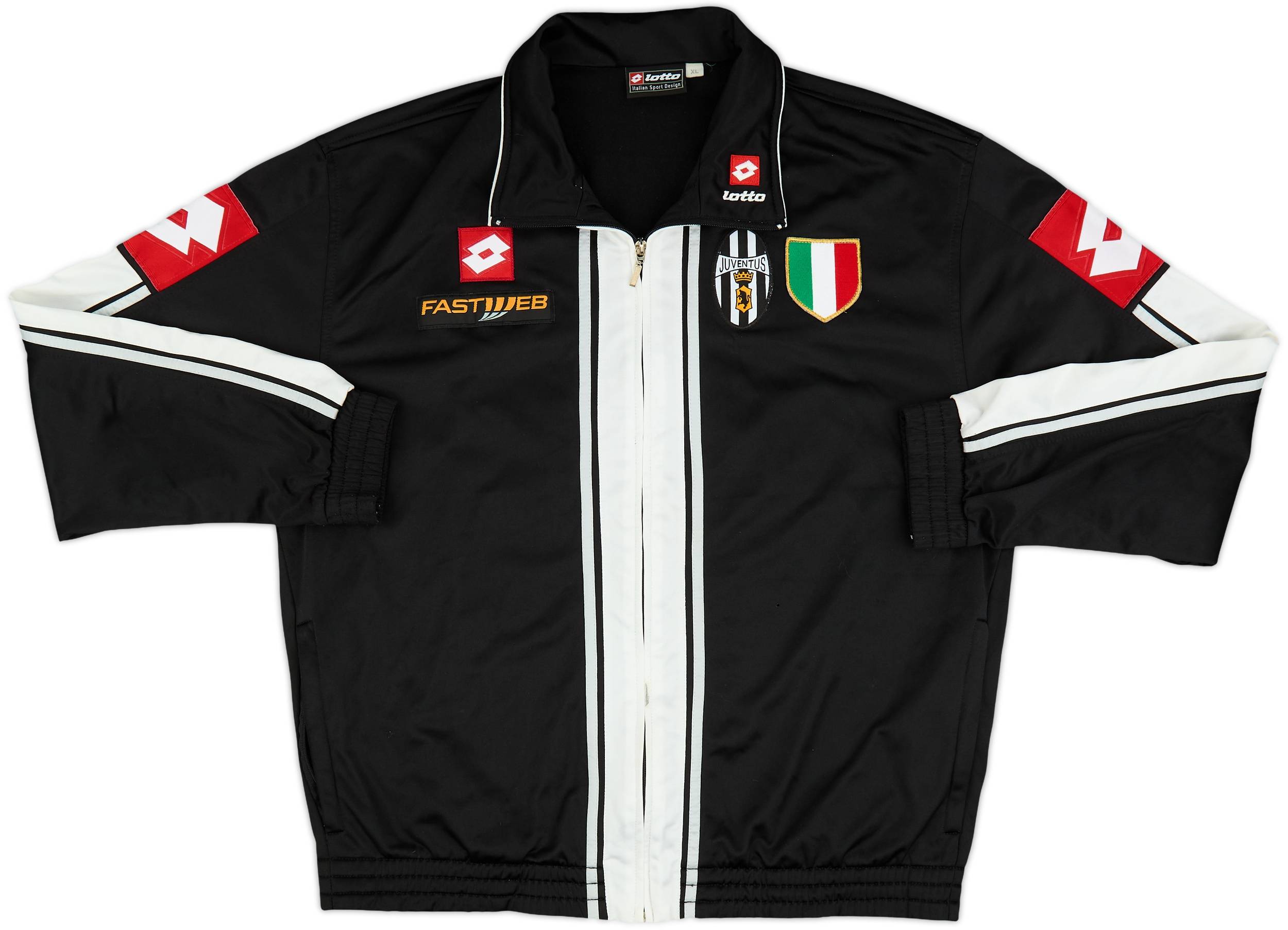 2001-02 Juventus Lotto Track Jacket - 8/10 - (XL)