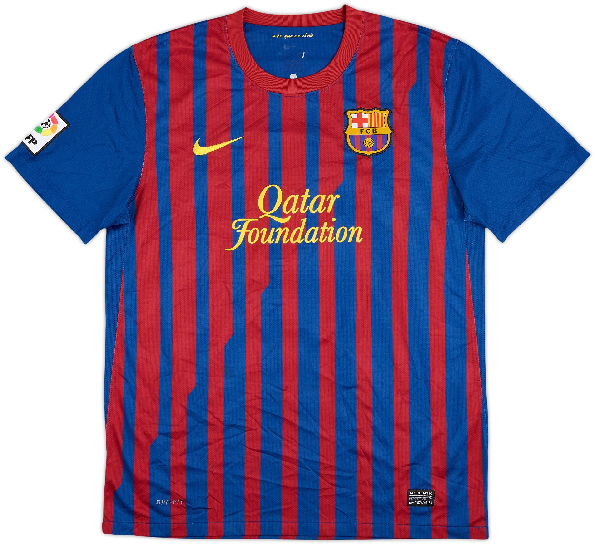 2011-12 Barcelona Home Shirt A.Iniesta #8 - 6/10 - (L)