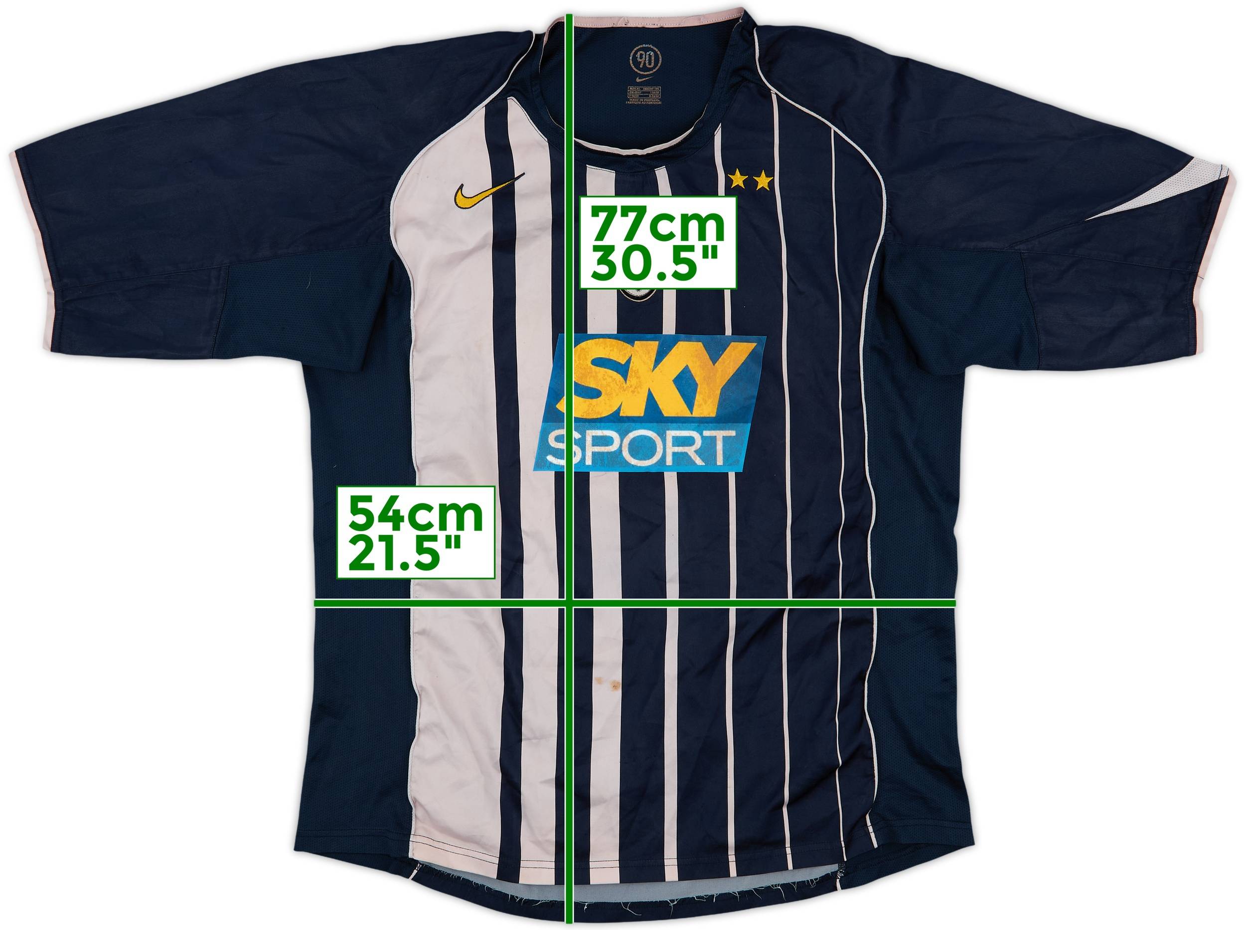 04/05 NIKE × JUVENTUS Away Game Shirts 2004-05 Juventus Away Shirt - 4/10 - (XL)