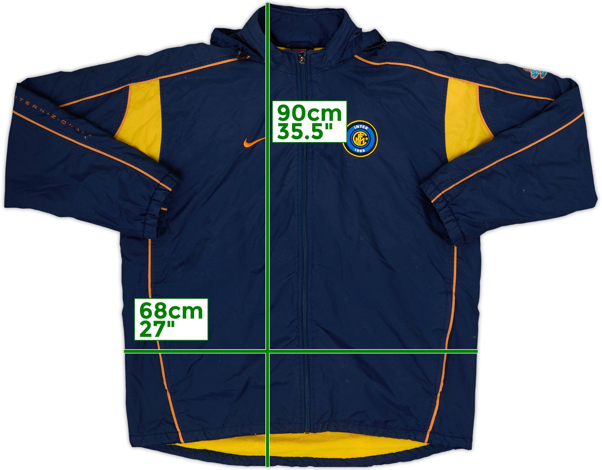 2001-02 Inter Milan Nike Bench Coat - 6/10 - (L)