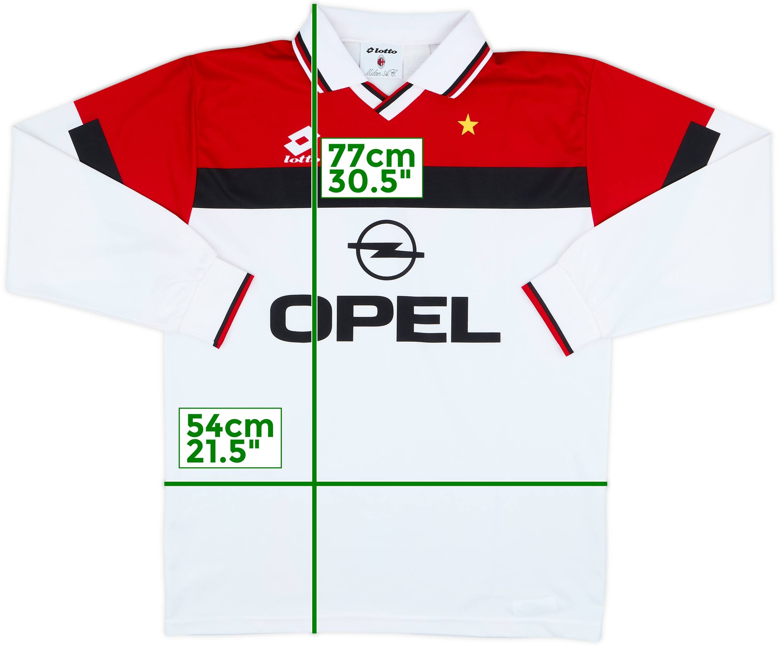 94/95 Lotto ロット　ACミラン アウェイユニフォーム 　Lサイズ程 94/95 Lotto ロット ACミラン アウェイユニフォーム Lサイズ程 94/95