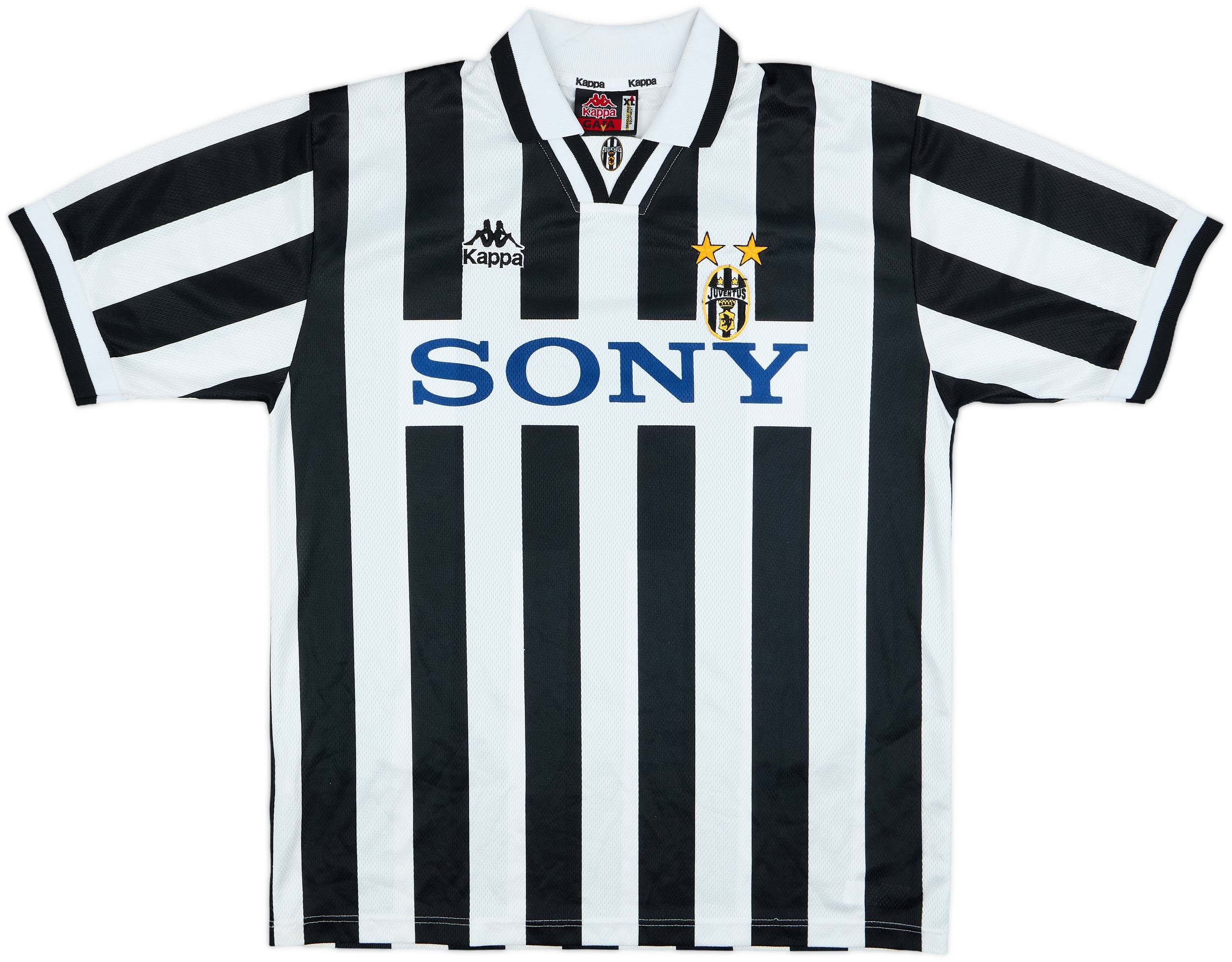 【AT】Juventus Kappa Del Piero ユベントス 1995-97 Juventus Home Shirt Del Piero #10 - 8/10 - (XL)