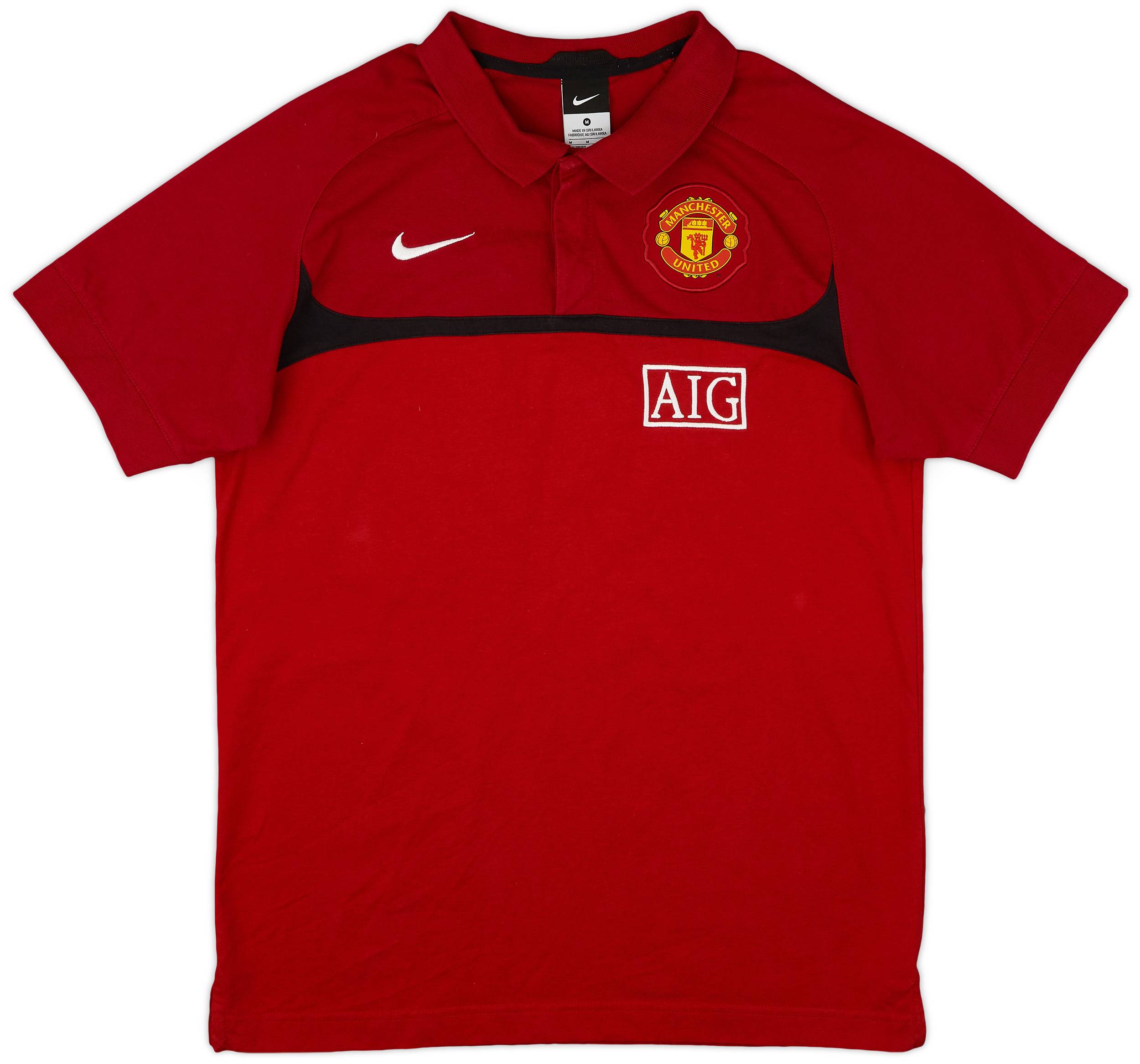 2010-11 Manchester United Nike Polo Shirt - 9/10 - (M)