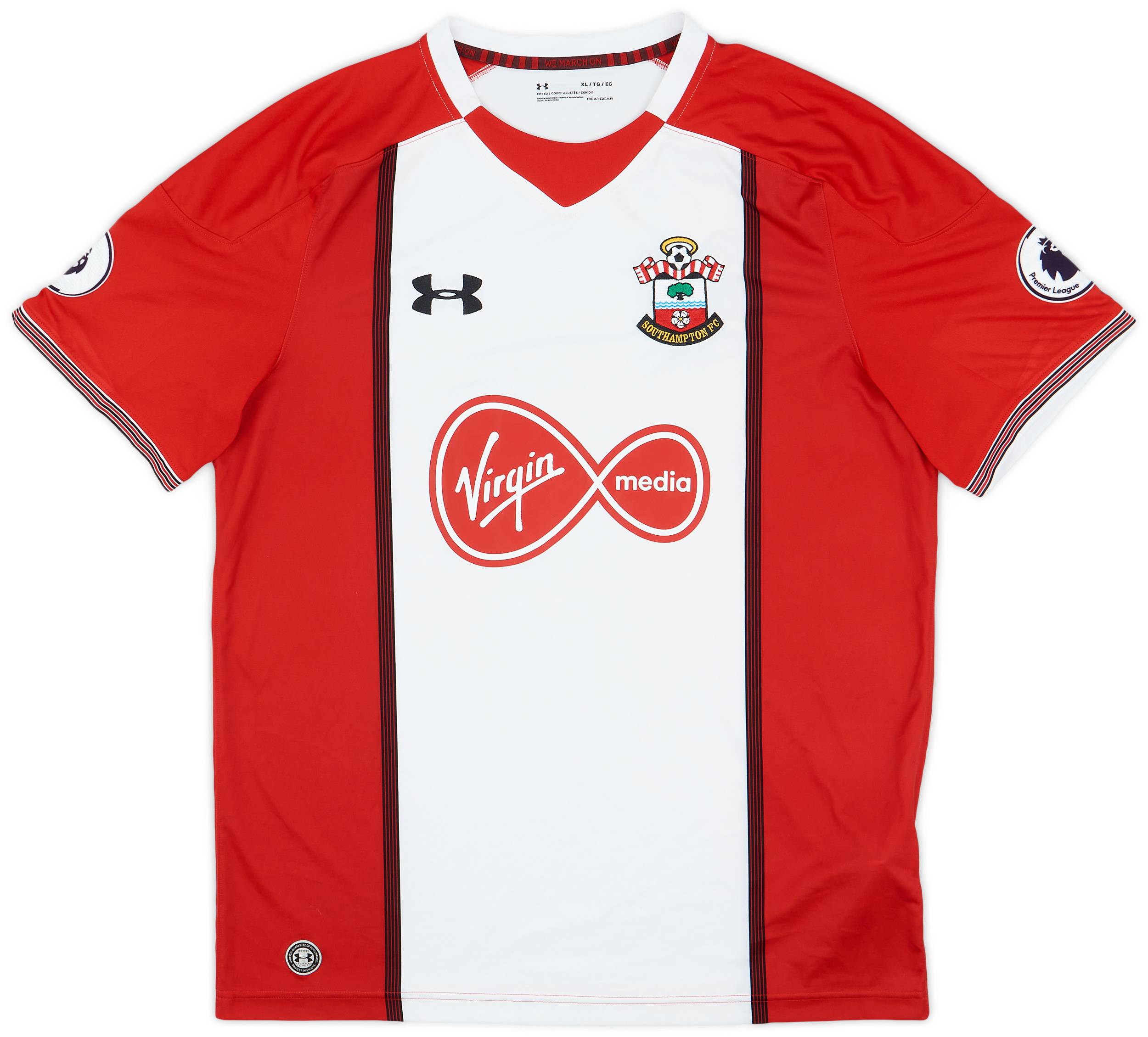 2017-18 Southampton Home Shirt - 9/10 - (XL)